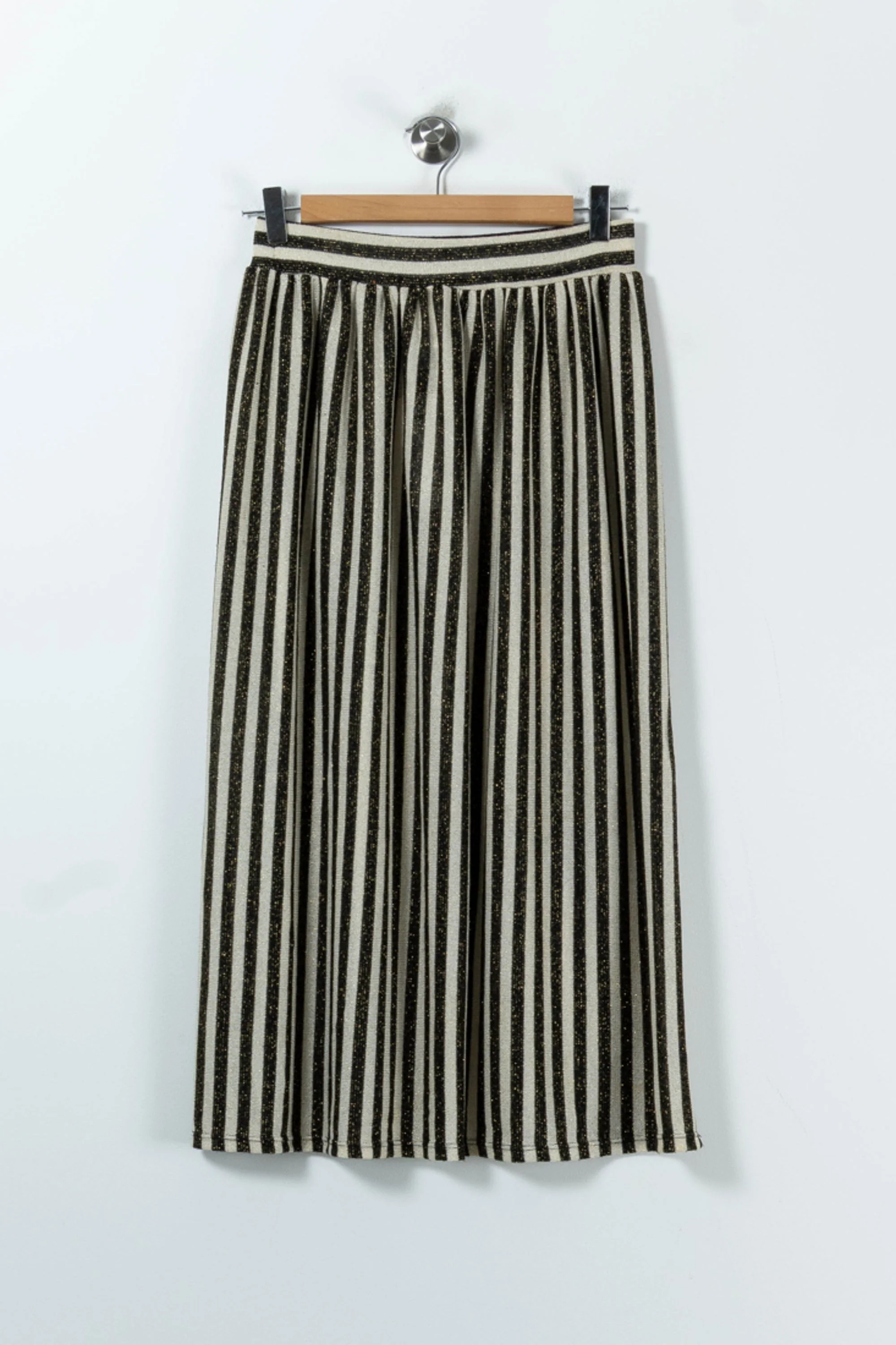 Jupe Longue Beige et Noire - Taille S/36 - Image 2