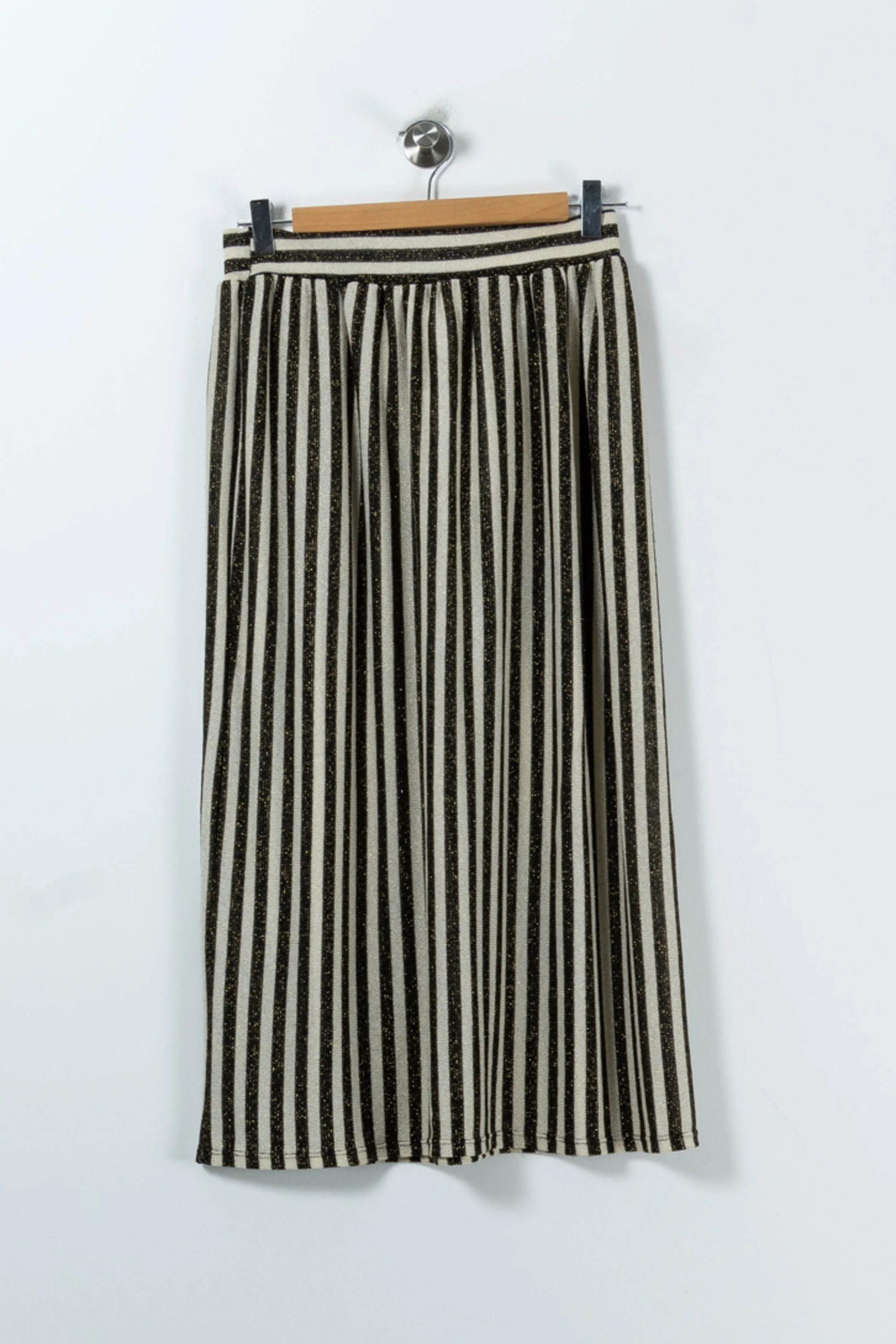 Jupe Longue Beige et Noire - Taille S/36 - Image 4