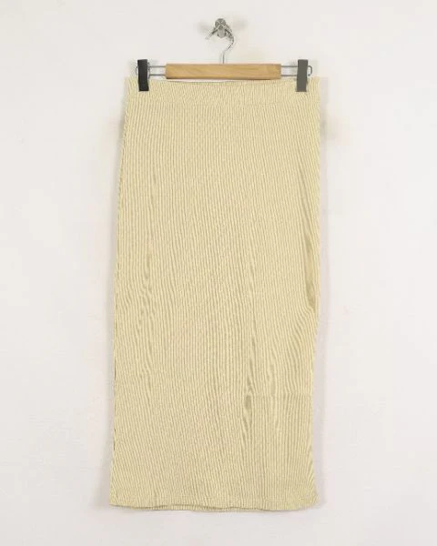 Jupe Longue Beige - Taille S/36 - Image 2
