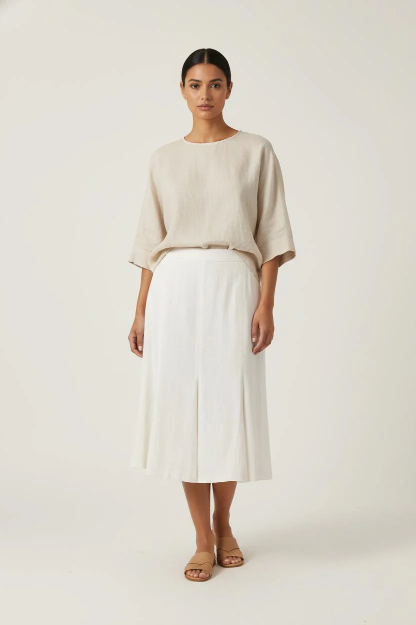 Jupe Longue Blanche - Taille L/40
