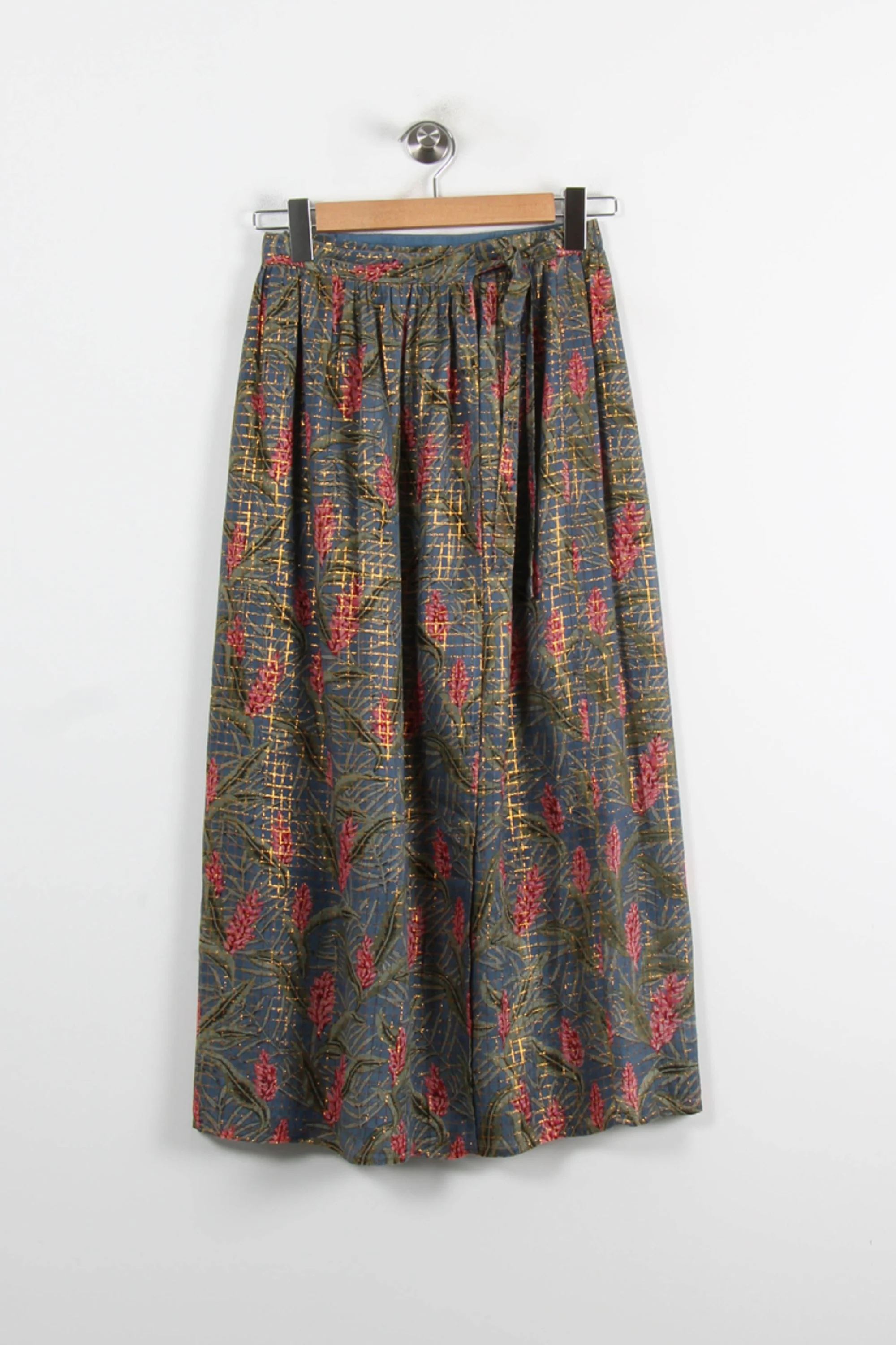 Jupe Longue Bleu et Rouge - Taille XS/34 - Image 2