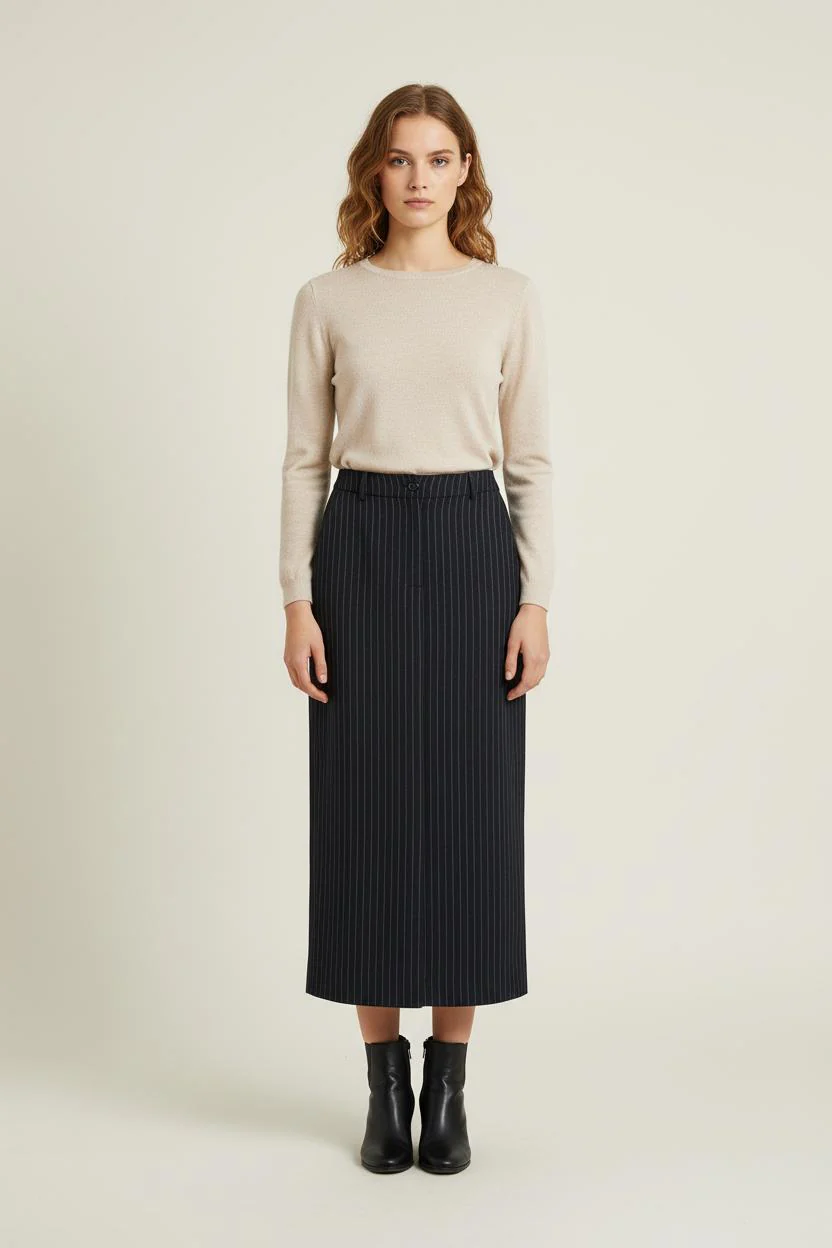Jupe Longue Bleue - Taille S/36