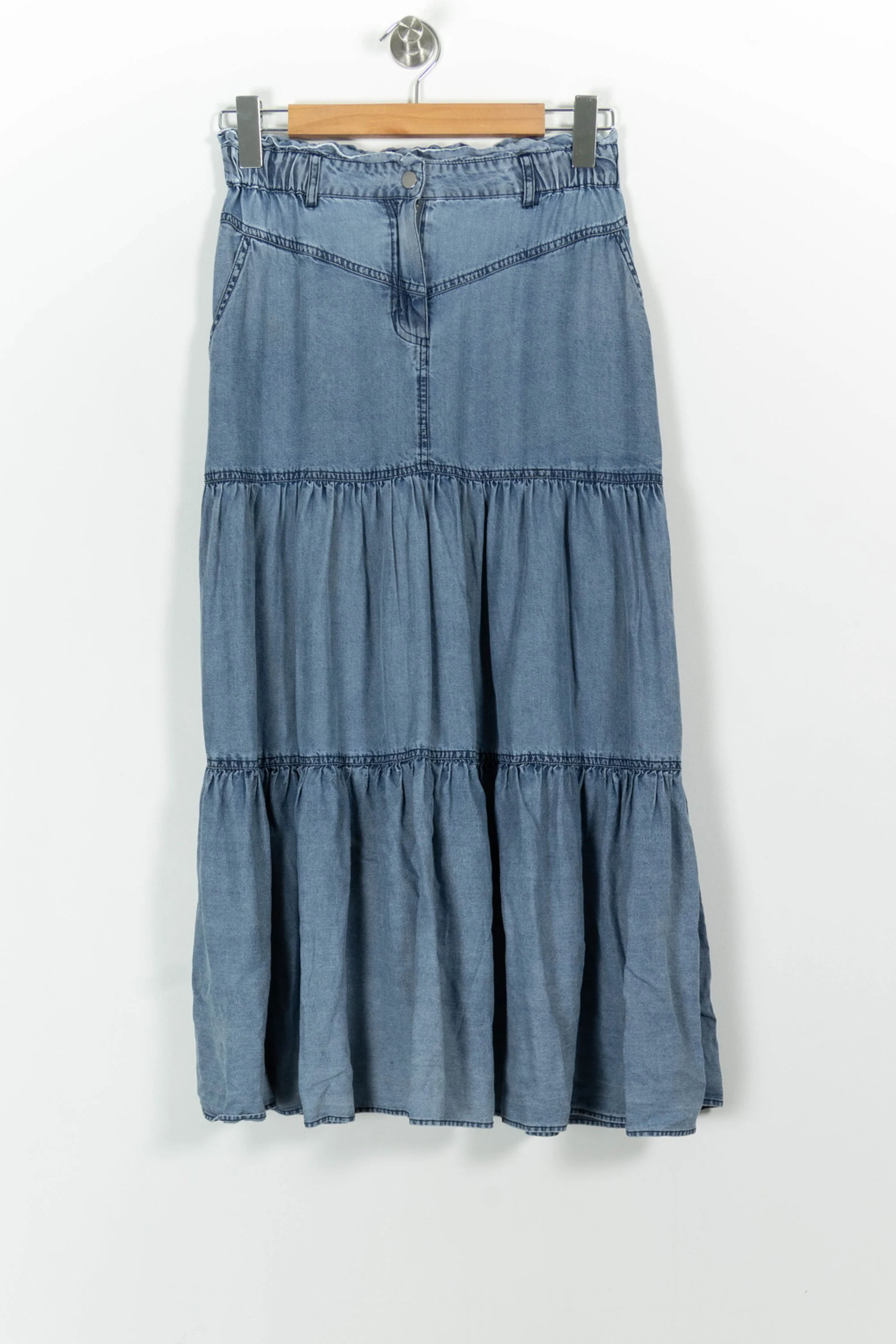 Jupe Longue Bleue - Taille S/36 - Image 2