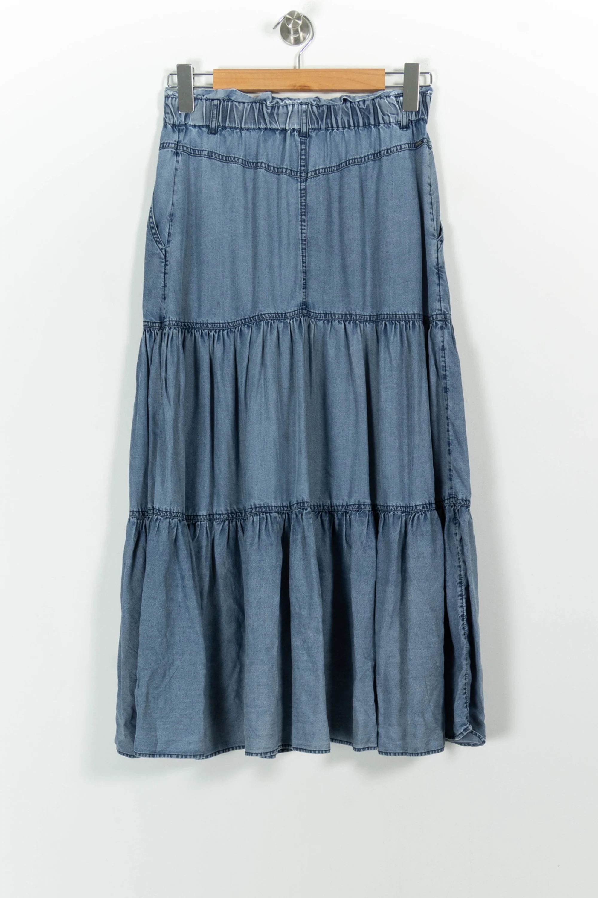 Jupe Longue Bleue - Taille S/36 - Image 4