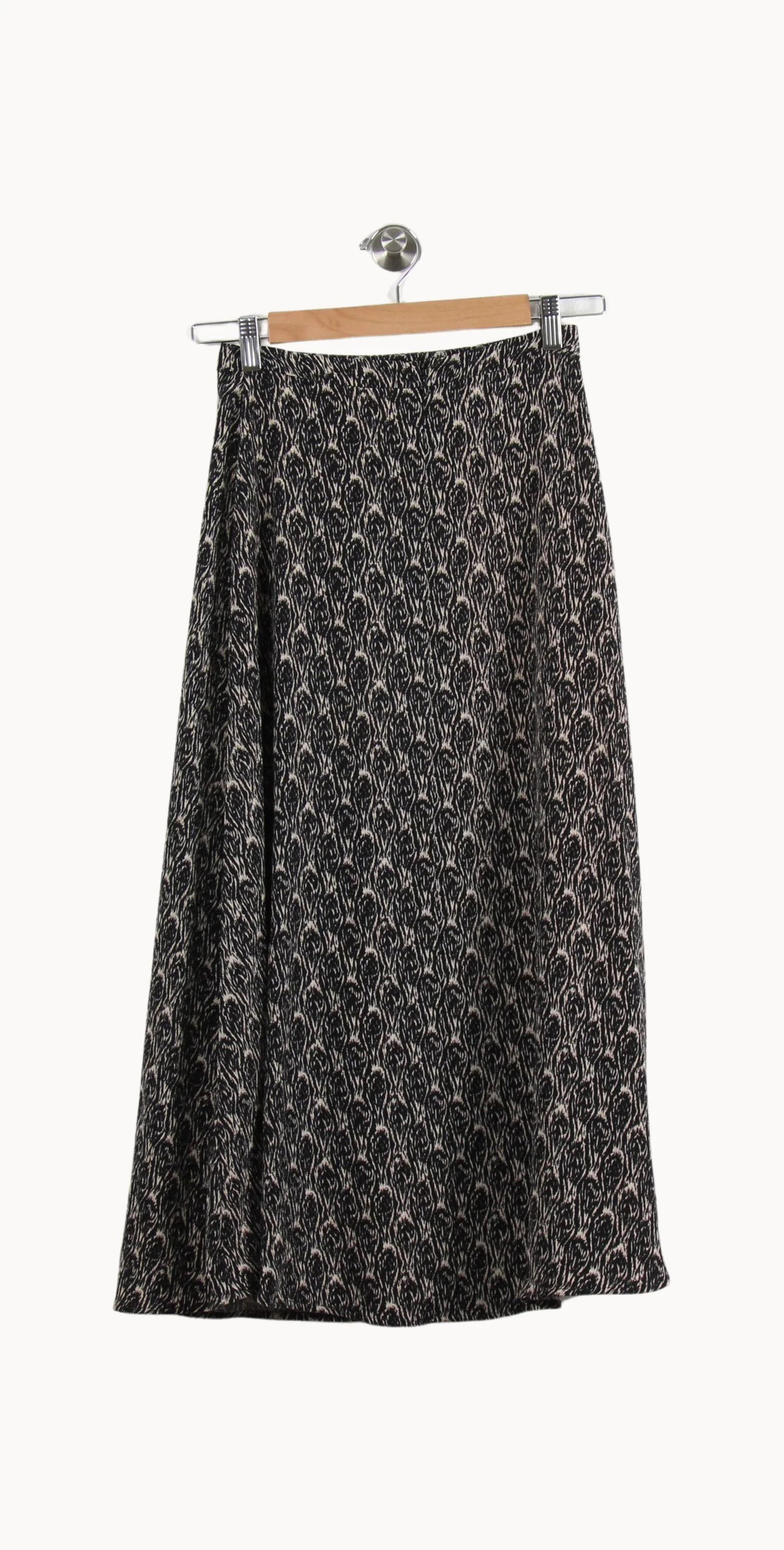 Jupe Longue Noire et Beige - Taille XS/34 - Image 2
