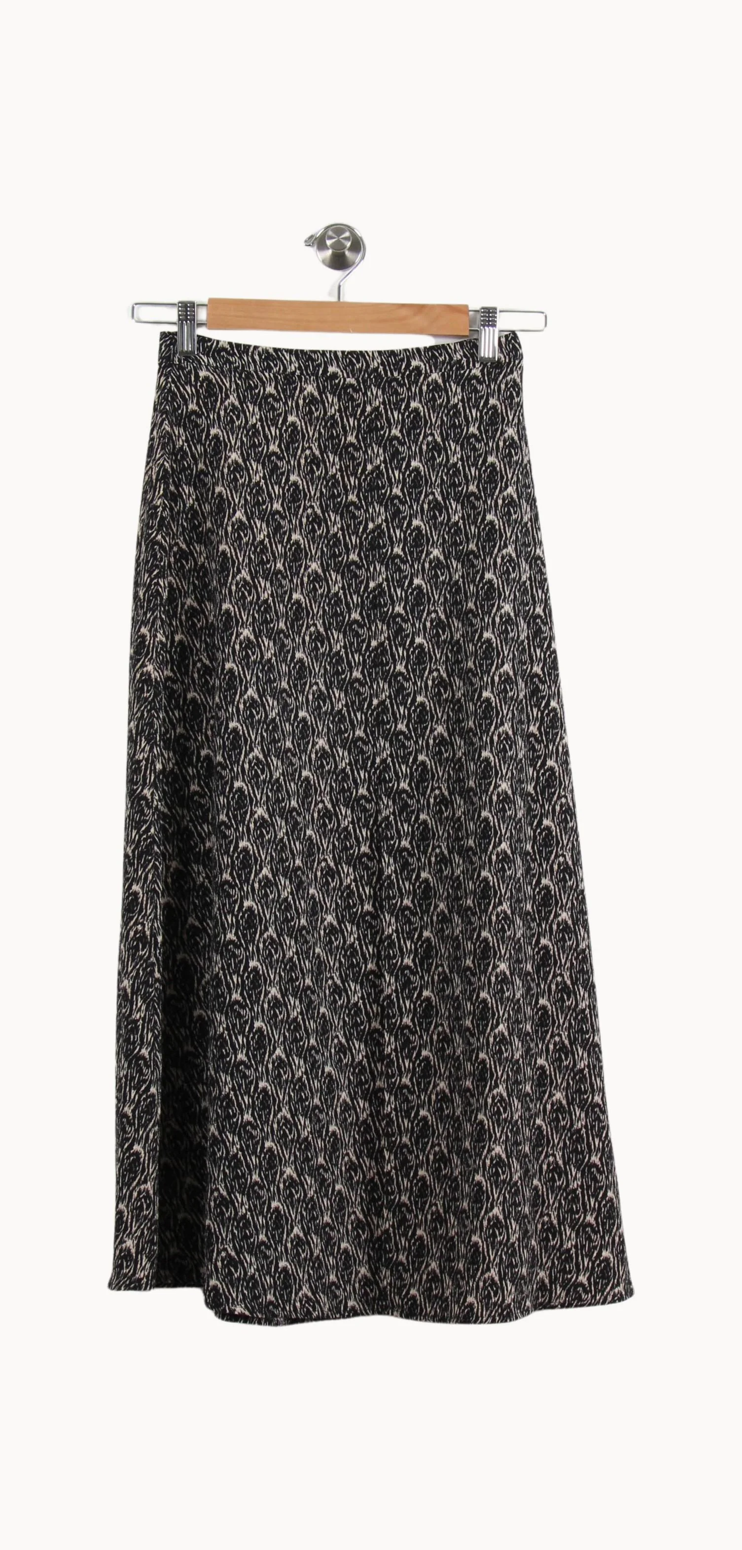 Jupe Longue Noire et Beige - Taille XS/34 - Image 4