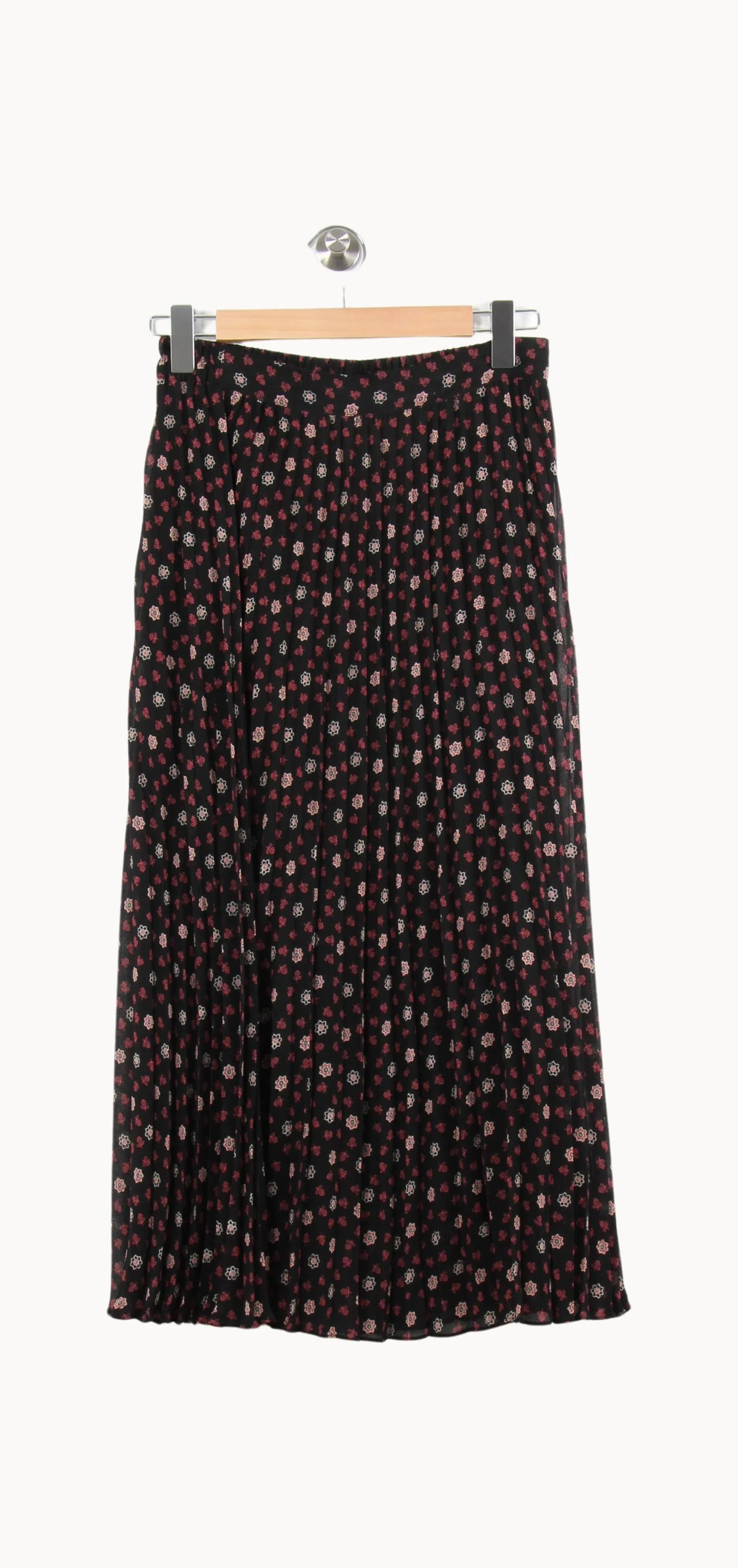Jupe Longue Noire et Rouge - Taille M/38 - Image 2