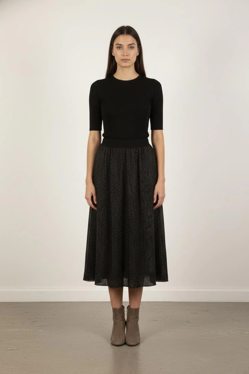 Jupe Longue Noire - Taille M/38