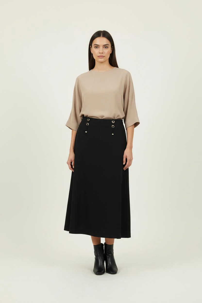 Jupe Longue Noire - Taille XXXL/46