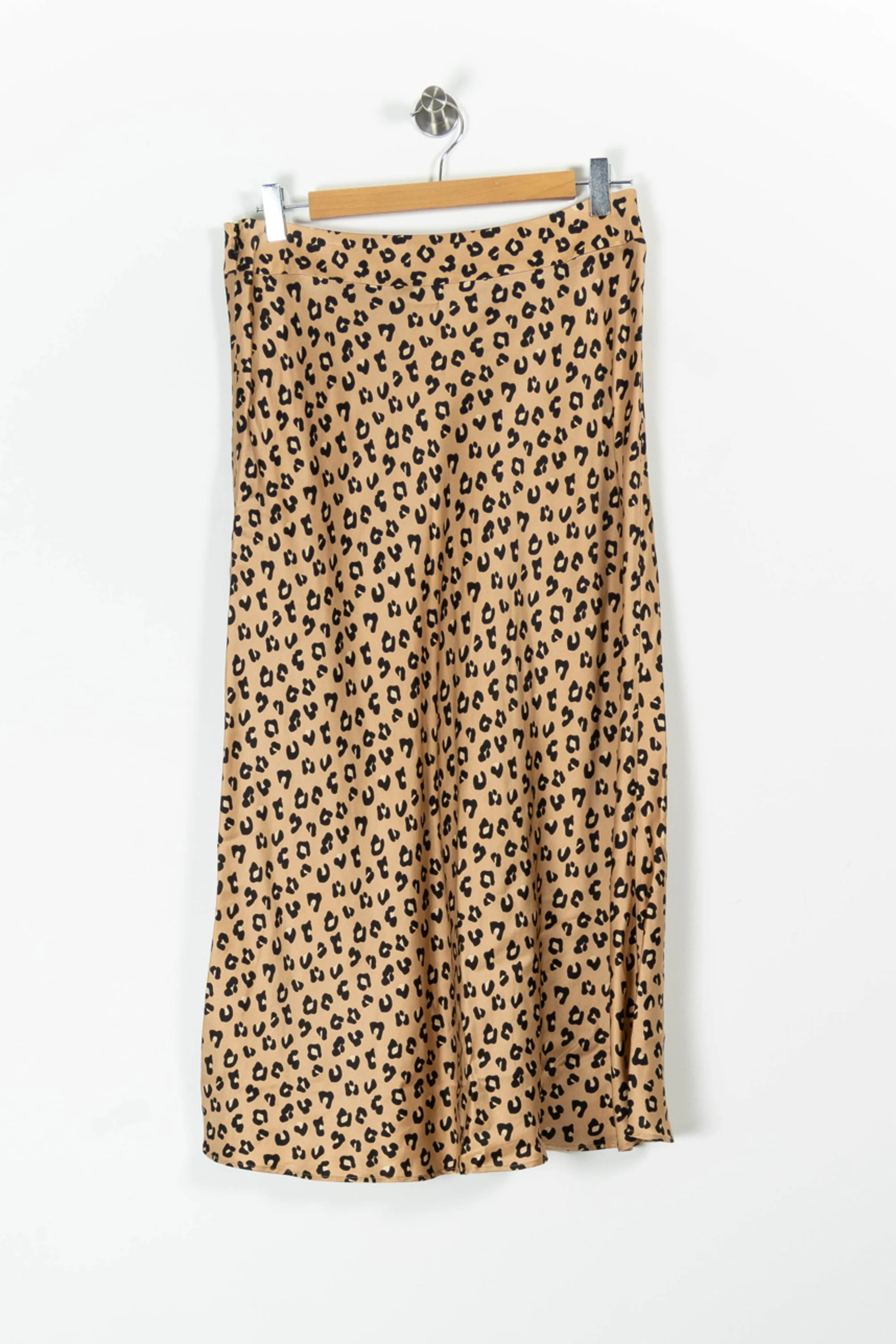 Jupe Midi Beige et Noire - Taille L/40 - Image 4