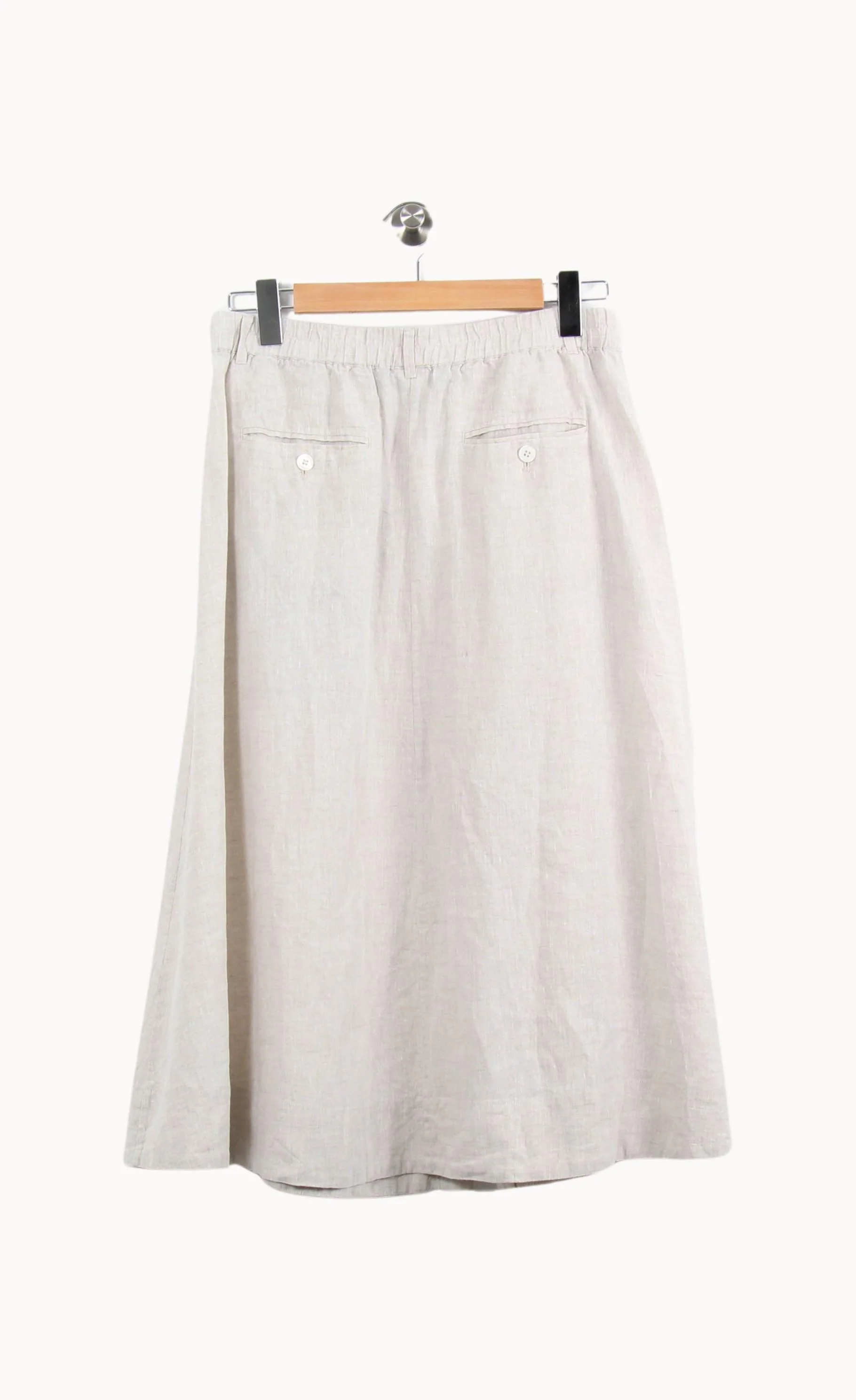 Jupe Midi Beige - Taille XL/42 - Image 4