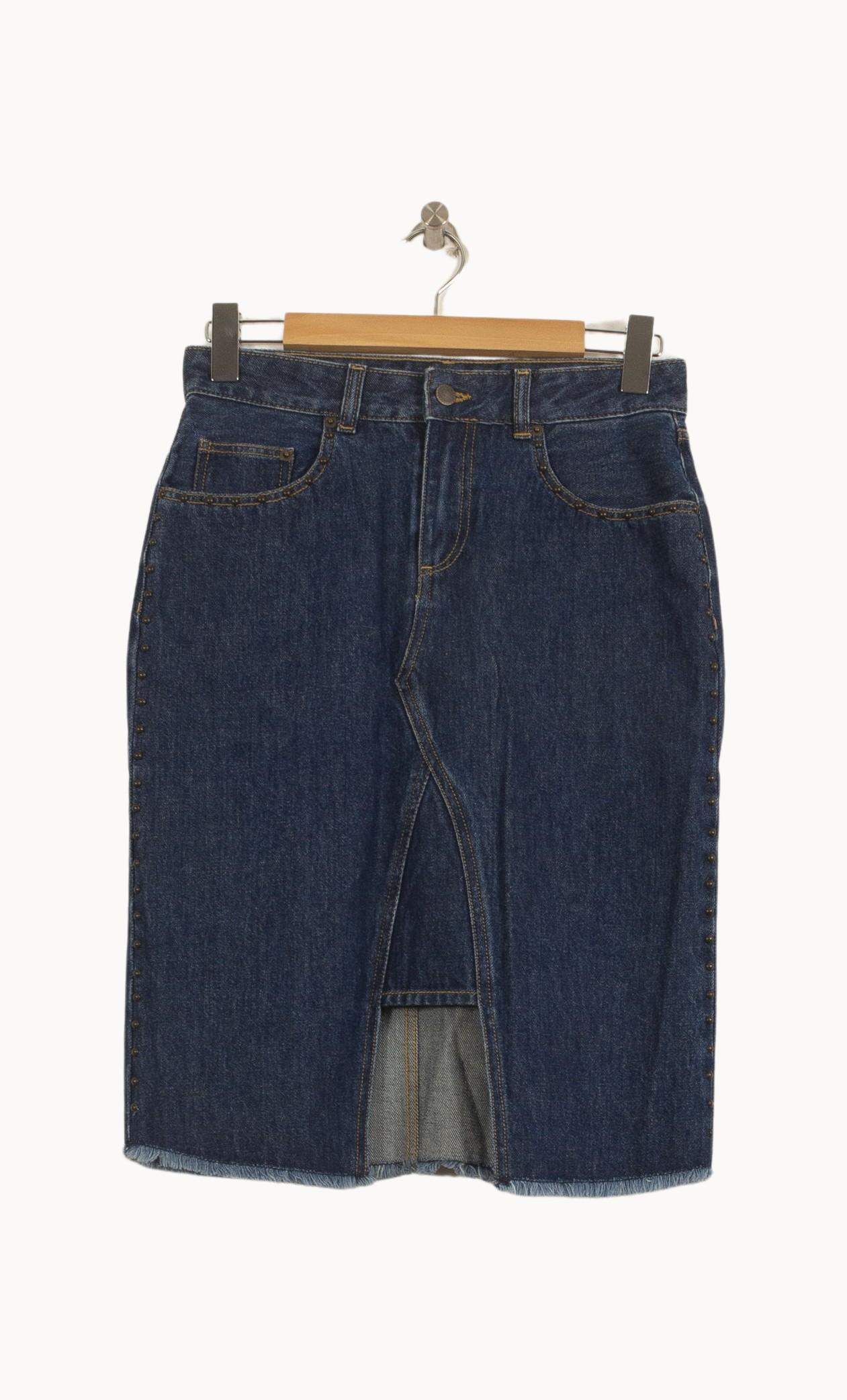 Jupe Midi Bleue - Taille S/36 - Image 2