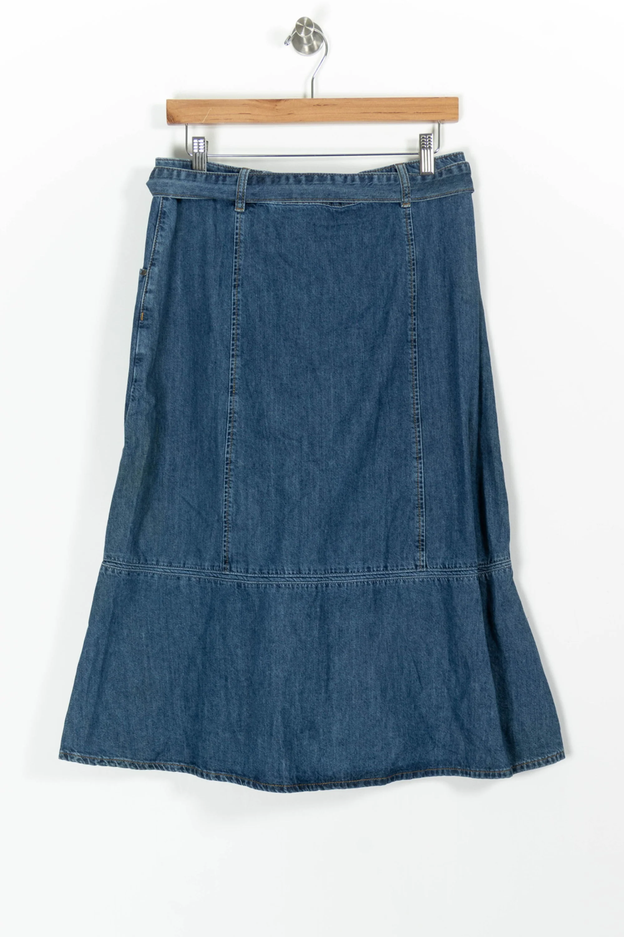 Jupe Midi Bleue - Taille XL/42 - Image 4