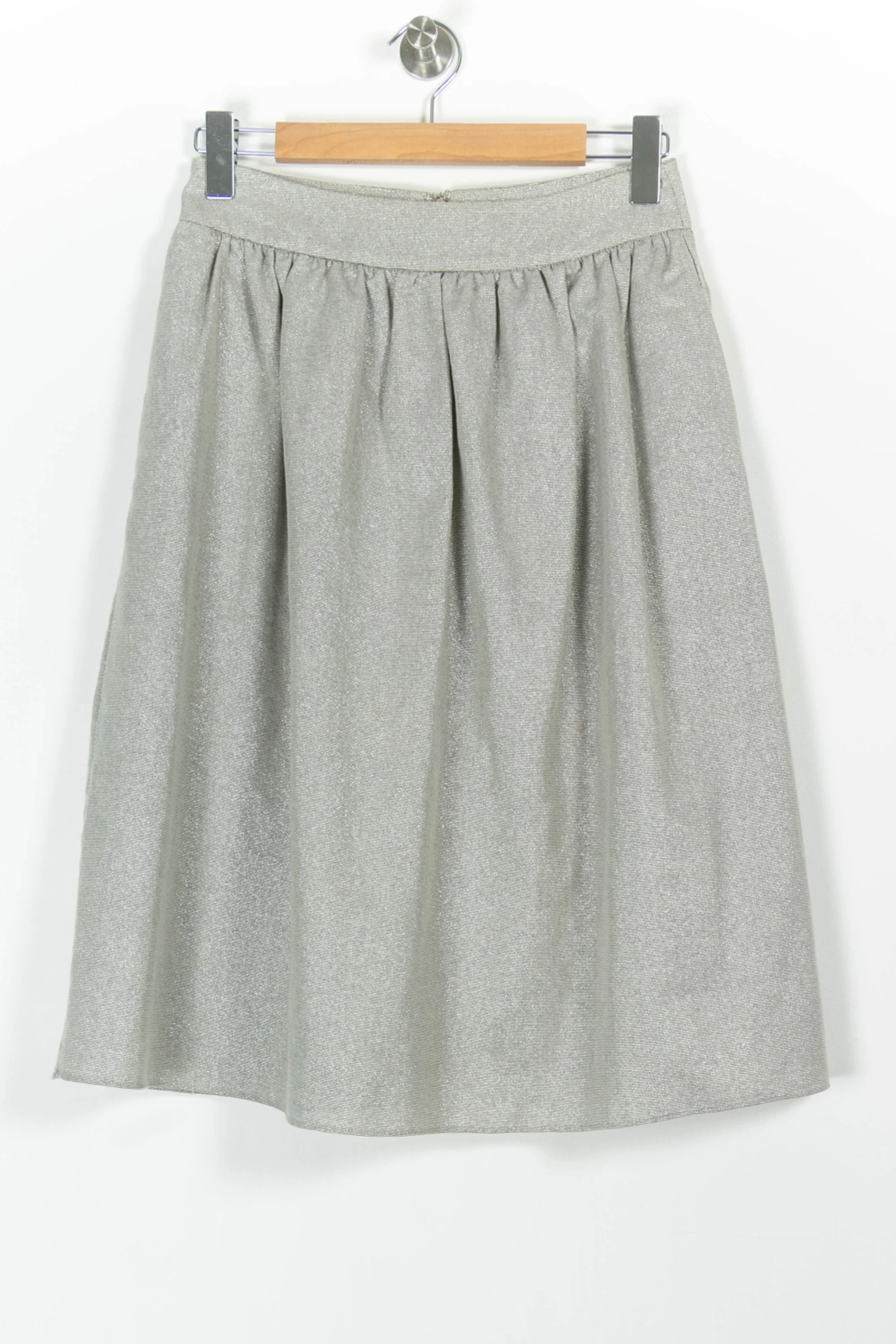 Jupe Midi Grise - Taille M/38 - Image 2