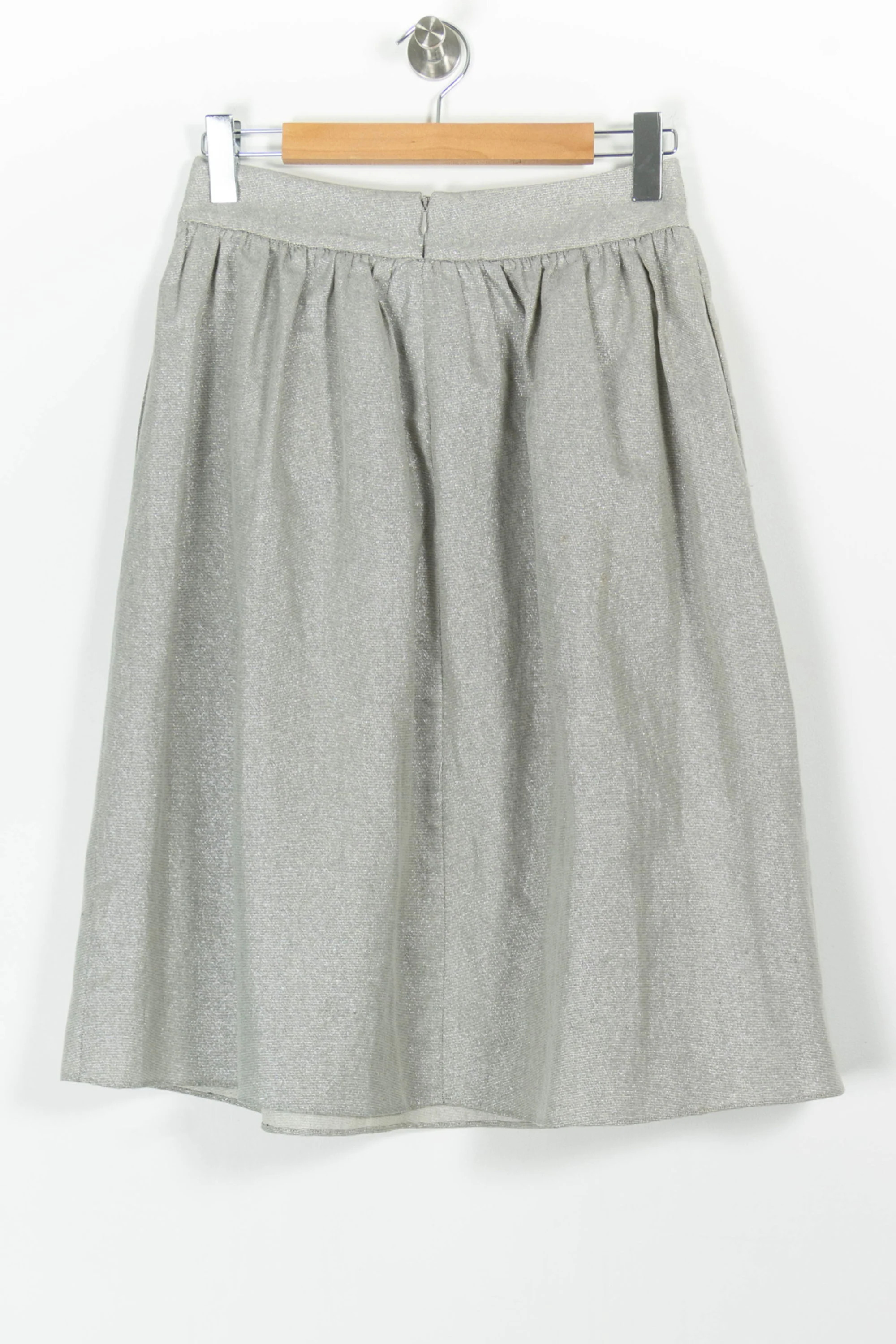 Jupe Midi Grise - Taille M/38 - Image 4