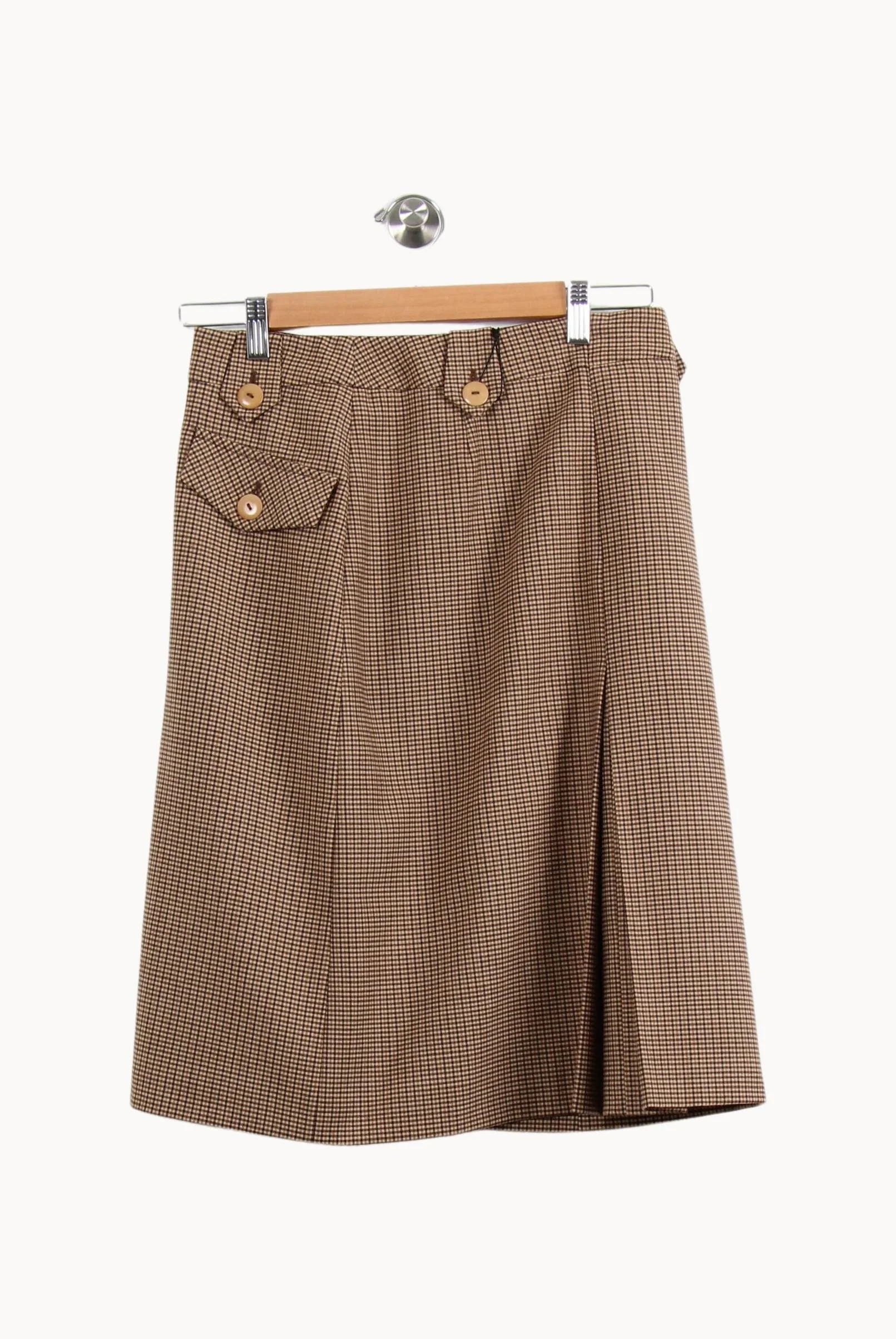 Jupe Midi Marron - Taille M/38 - Image 2