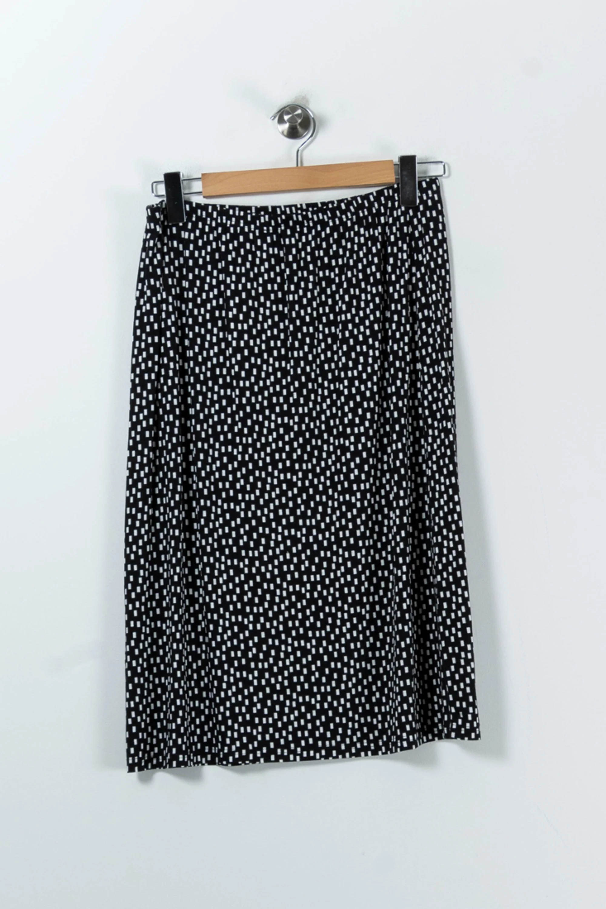 Jupe Midi Noire et Blanche - Taille L/40 - Image 4