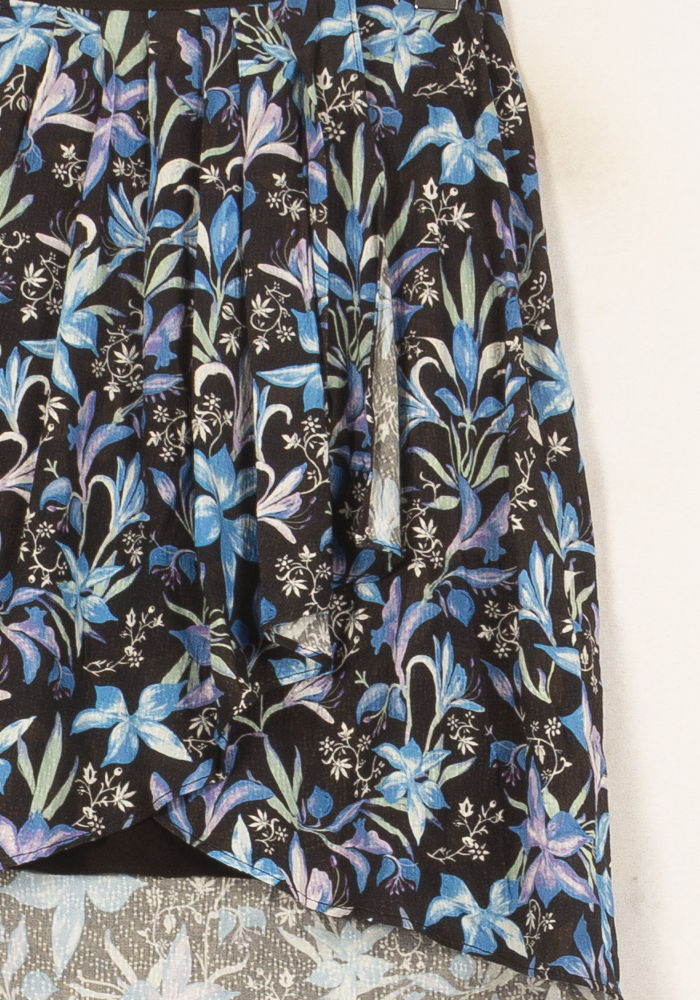 Jupe Midi Noire et Bleue - Taille S/36 - Image 3