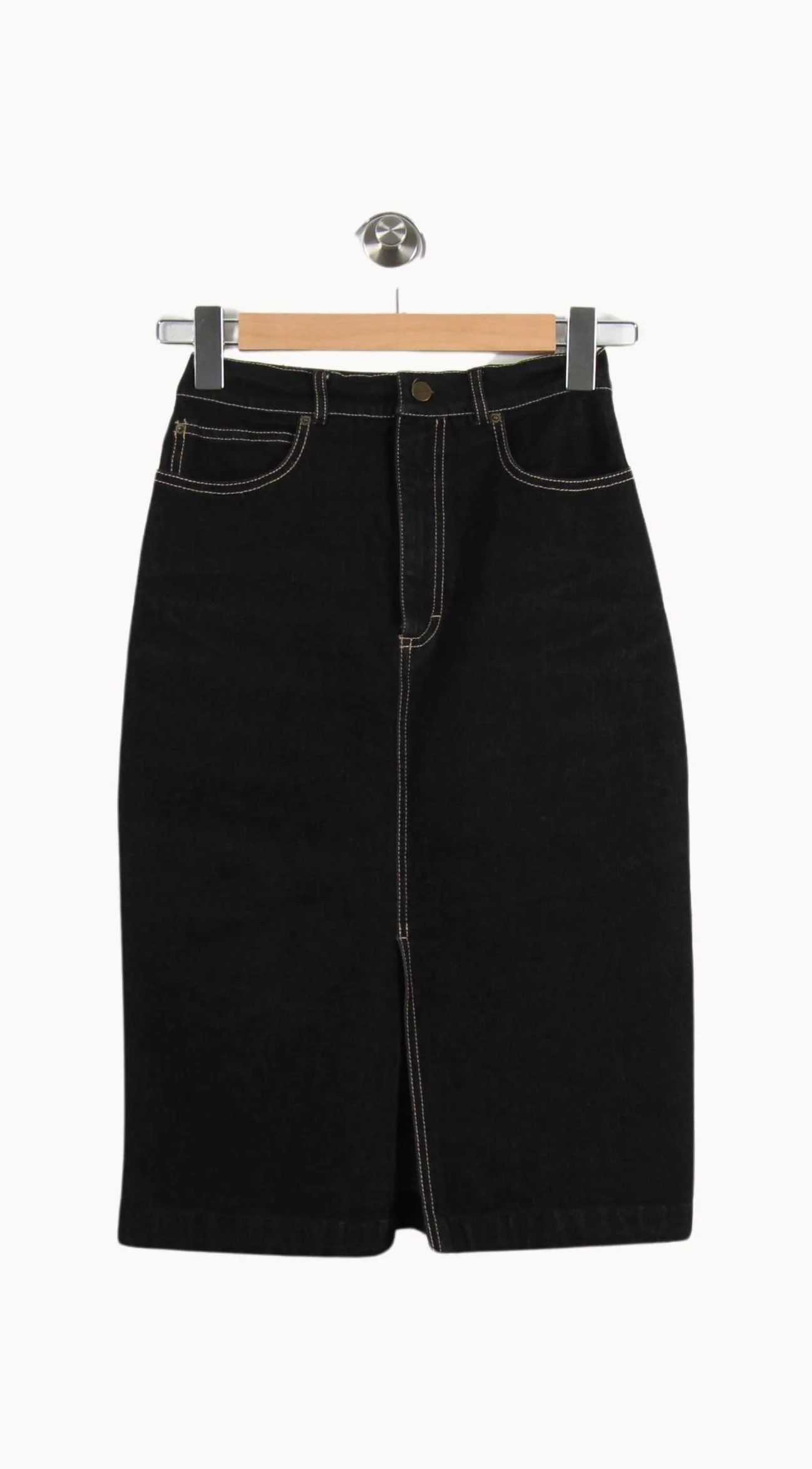 Jupe Midi Noire - Taille S/36 - Image 2