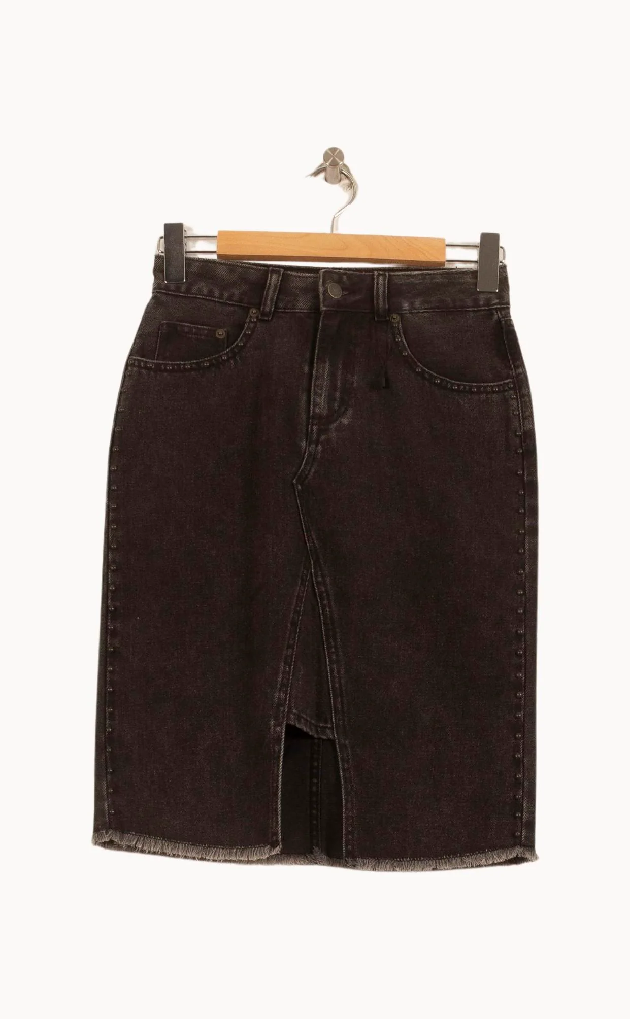 Jupe Midi Noire - Taille S/36 - Image 2