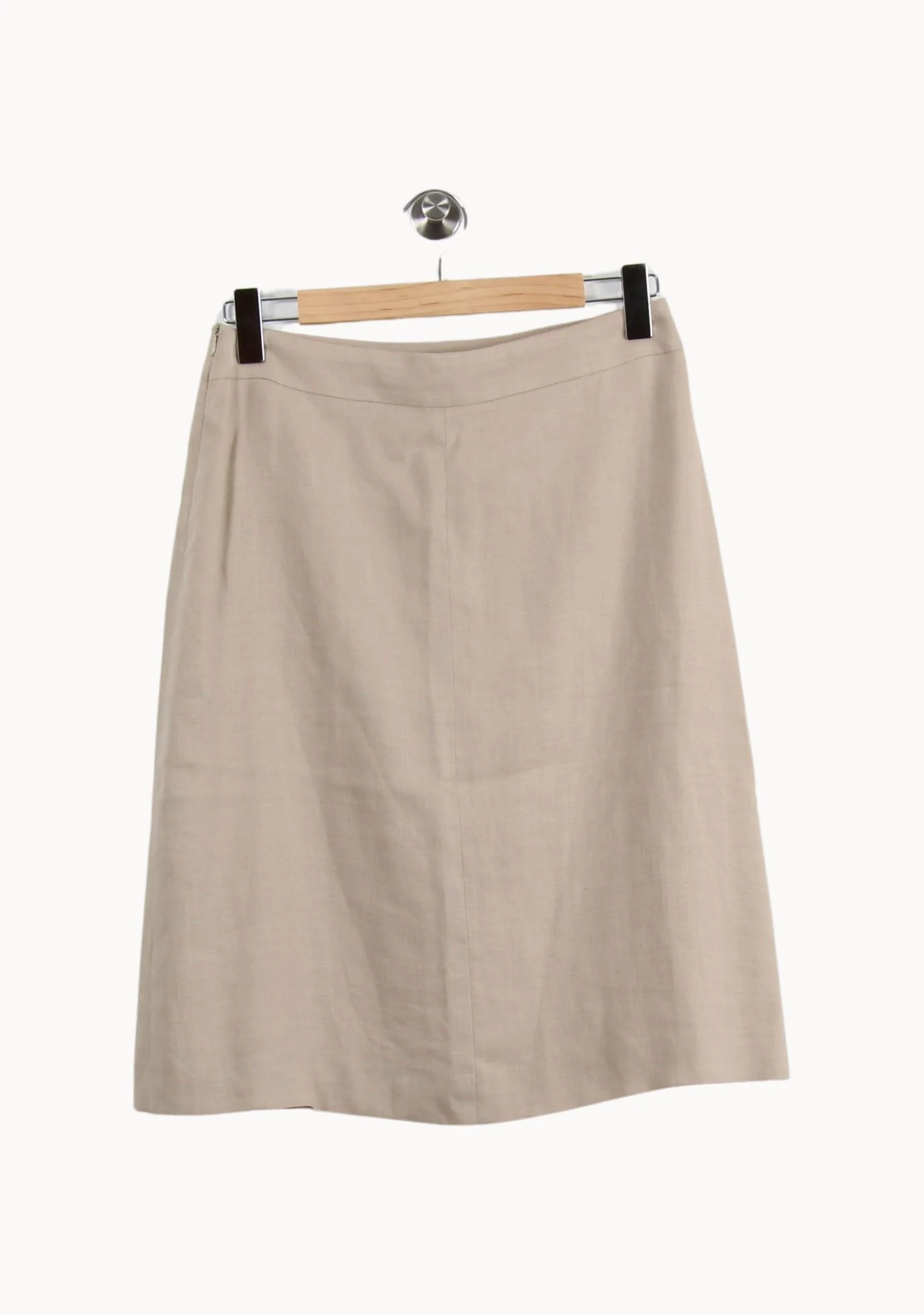 Jupe Plissée Beige et Noire - Taille M/38 - Image 4