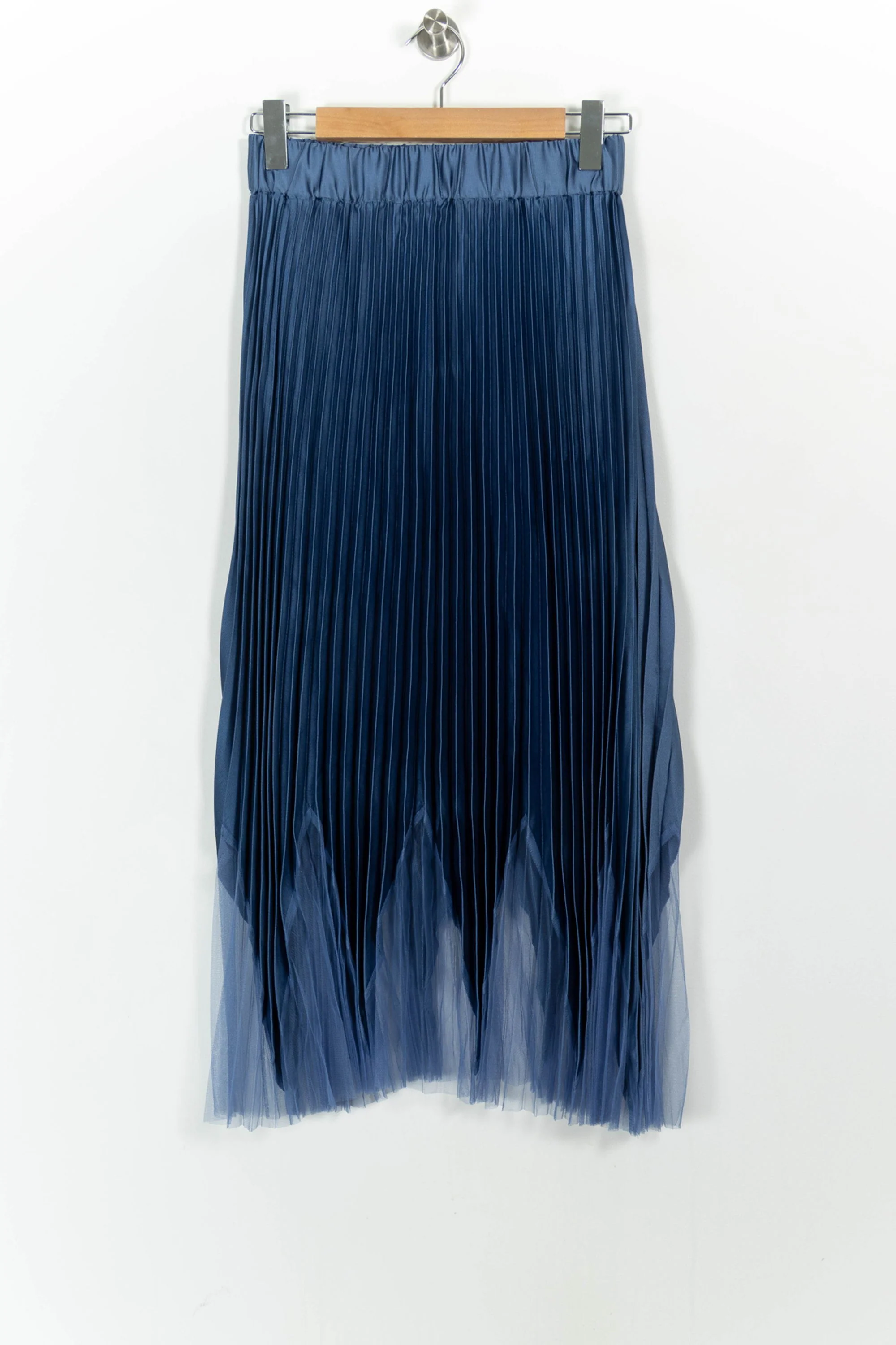 Jupe Plissée Bleue - Taille S/36 - Image 2