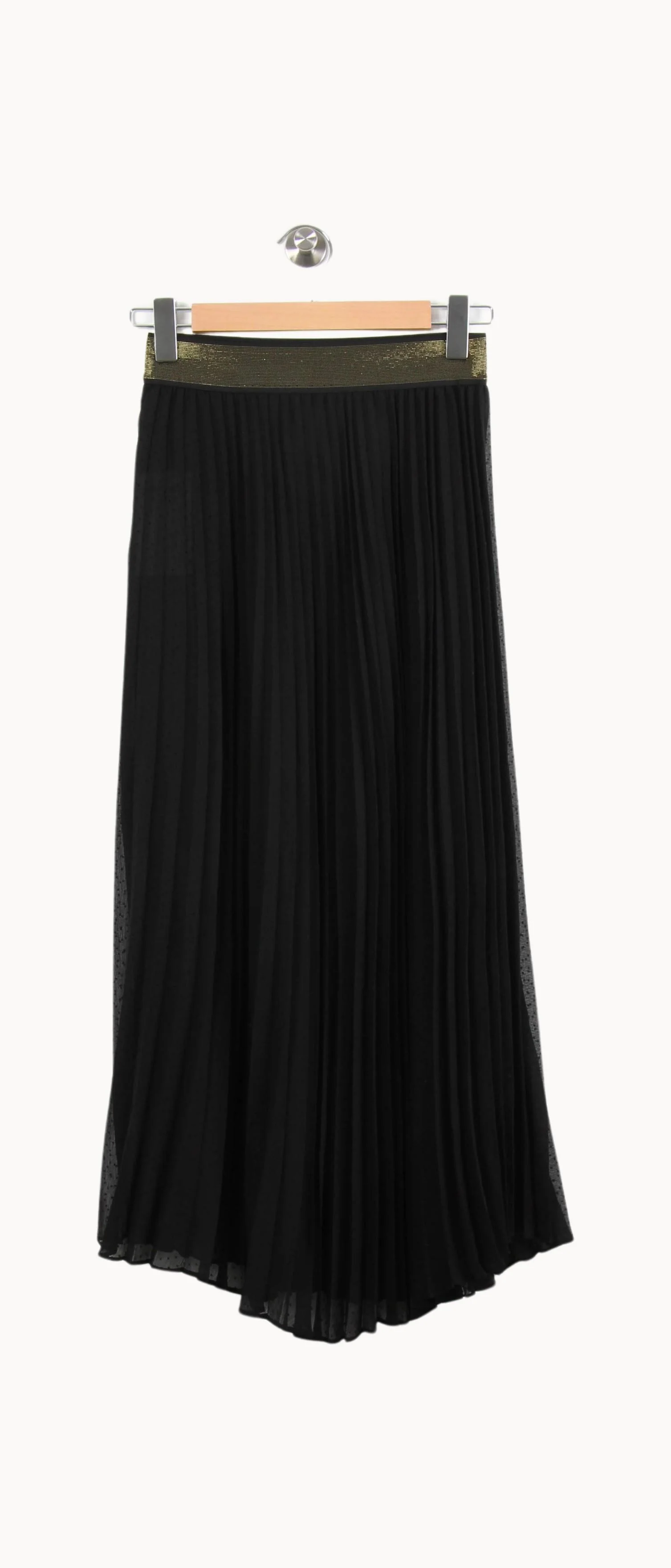 Jupe Plissée Noire - Taille XS/34 - Image 2