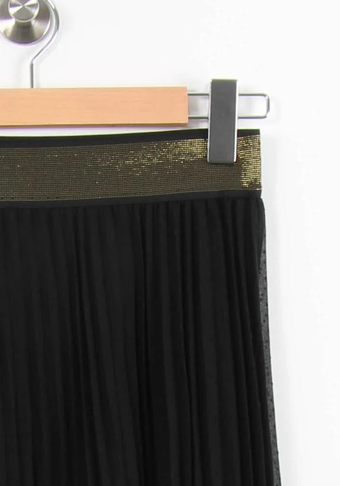 Jupe Plissée Noire - Taille XS/34 - Image 3