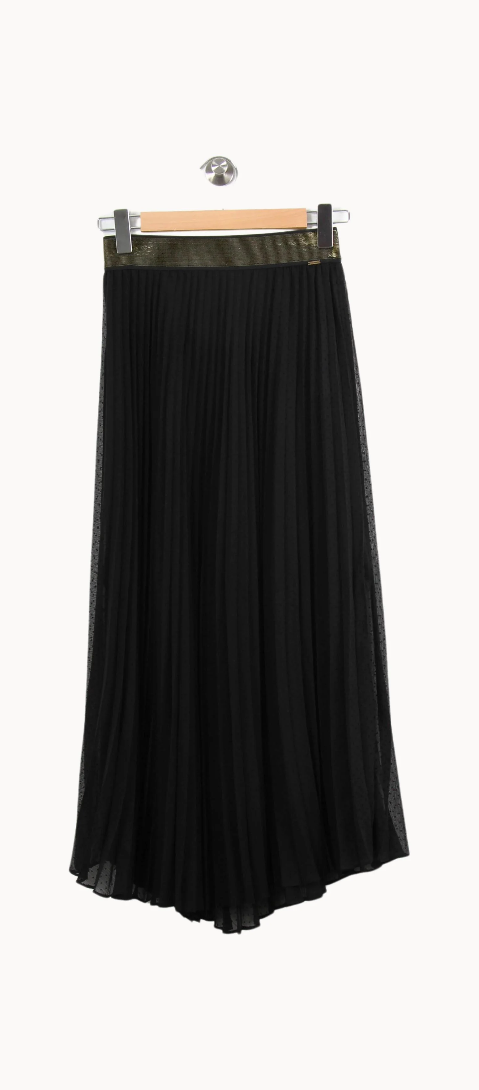 Jupe Plissée Noire - Taille XS/34 - Image 4