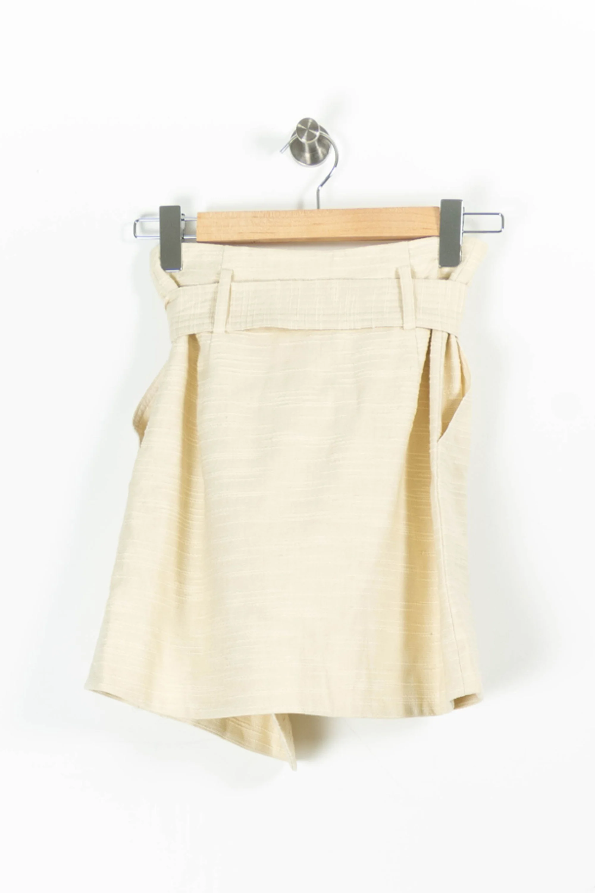 Jupe Portefeuille Beige - Taille XS/34 - Image 4