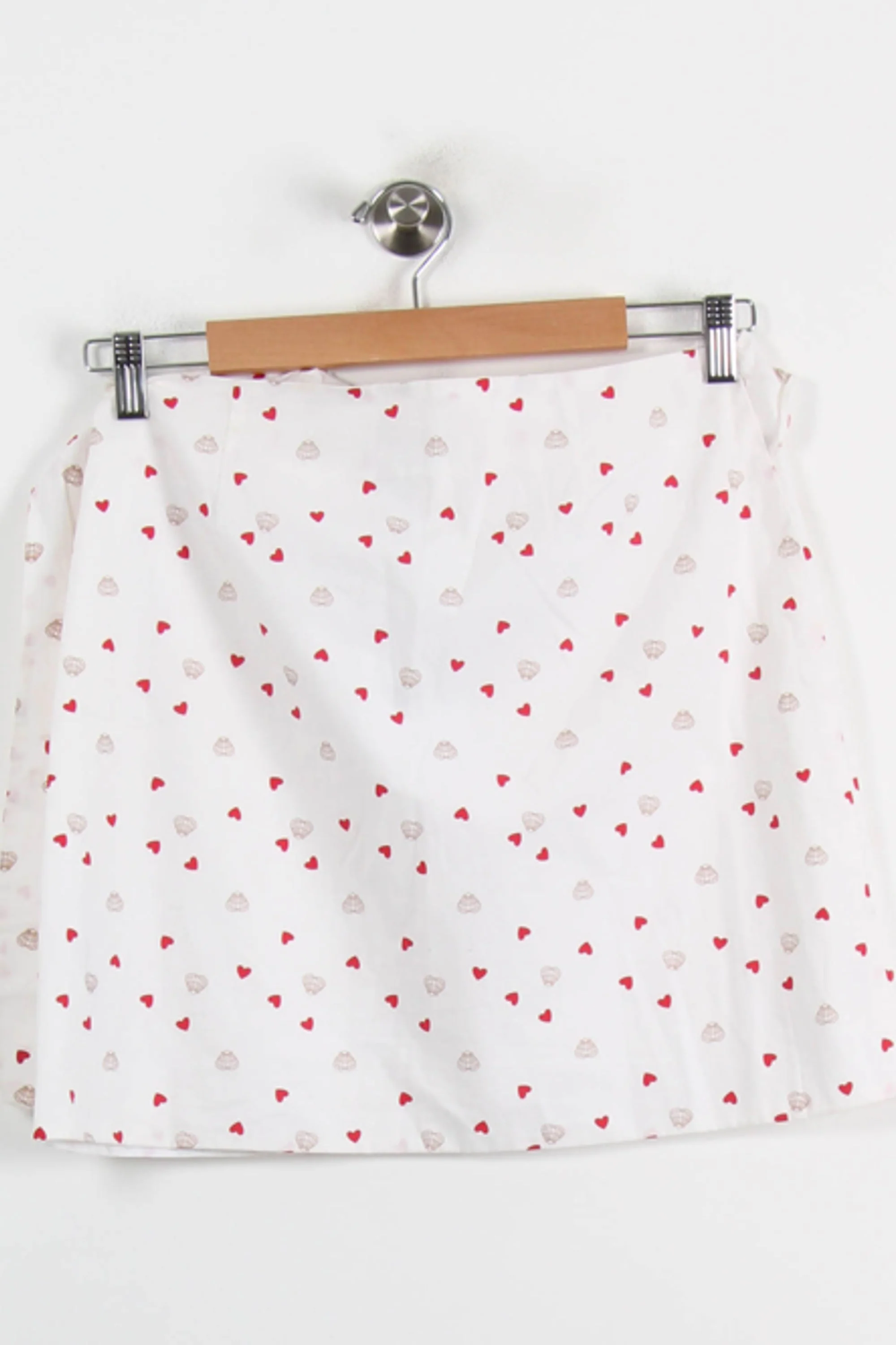 Jupe Portefeuille Blanche et Rouge - Taille M/38 - Image 4