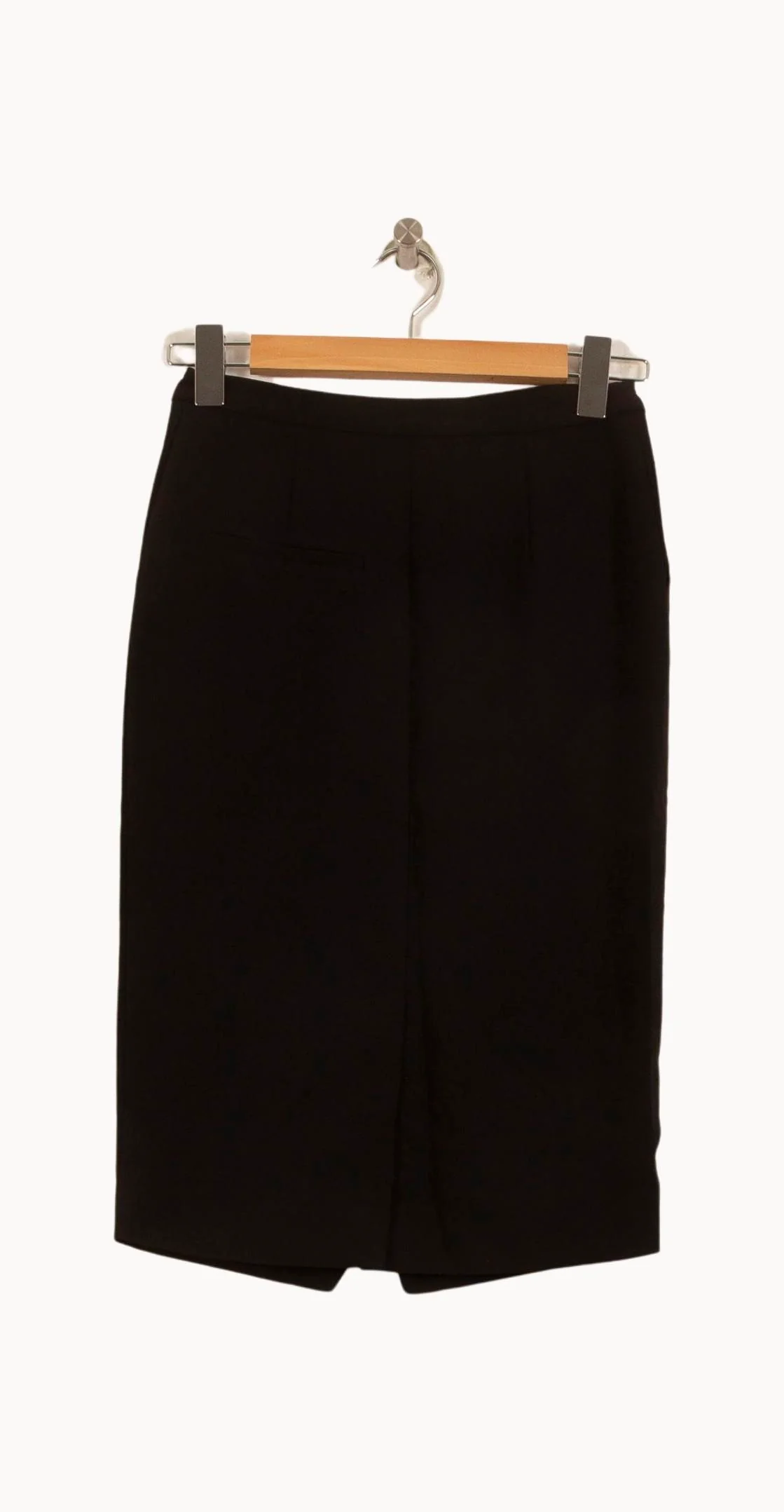 Jupe Portefeuille Noire - Taille S/36 - Image 4