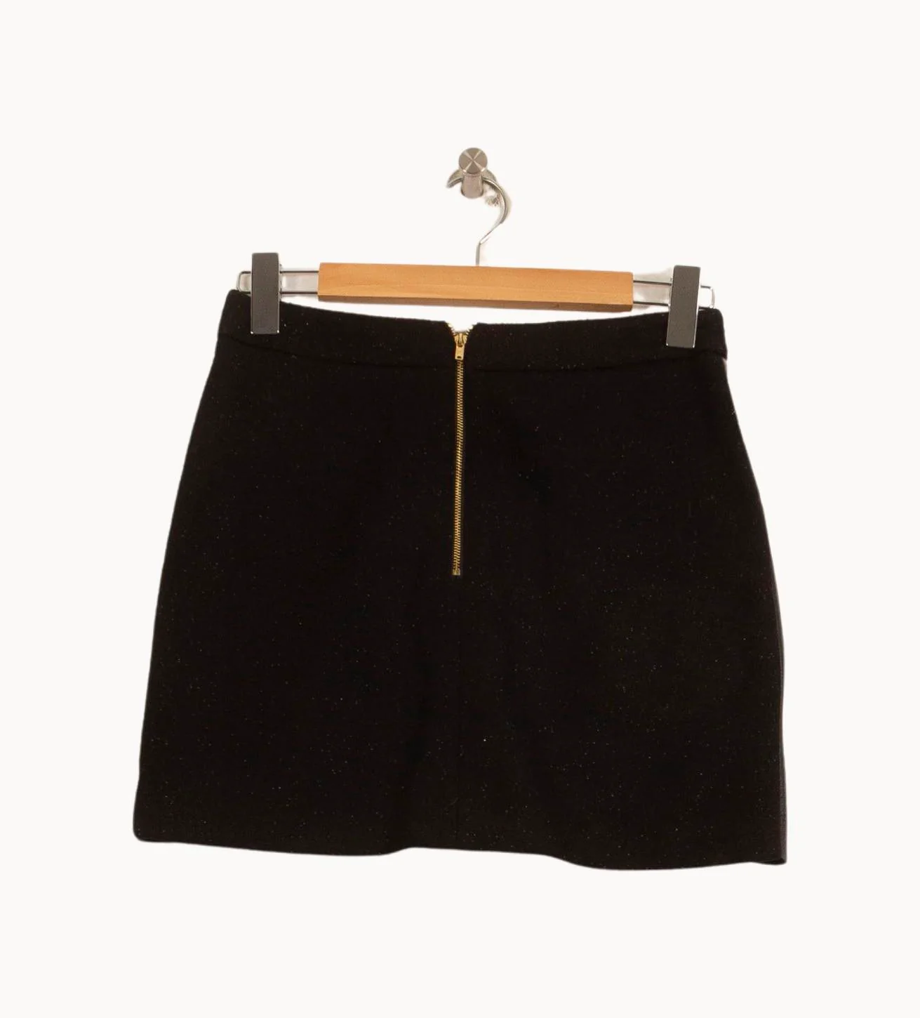 Jupe Portefeuille Noire - Taille S/36 - Image 4
