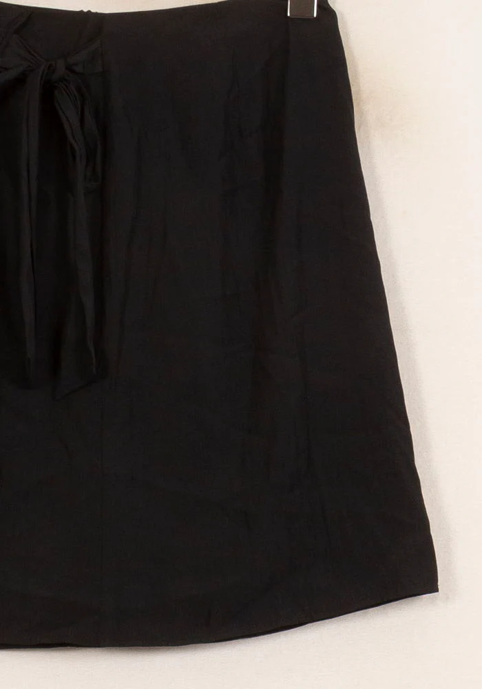Jupe Portefeuille Noire - Taille S/36 - Image 3