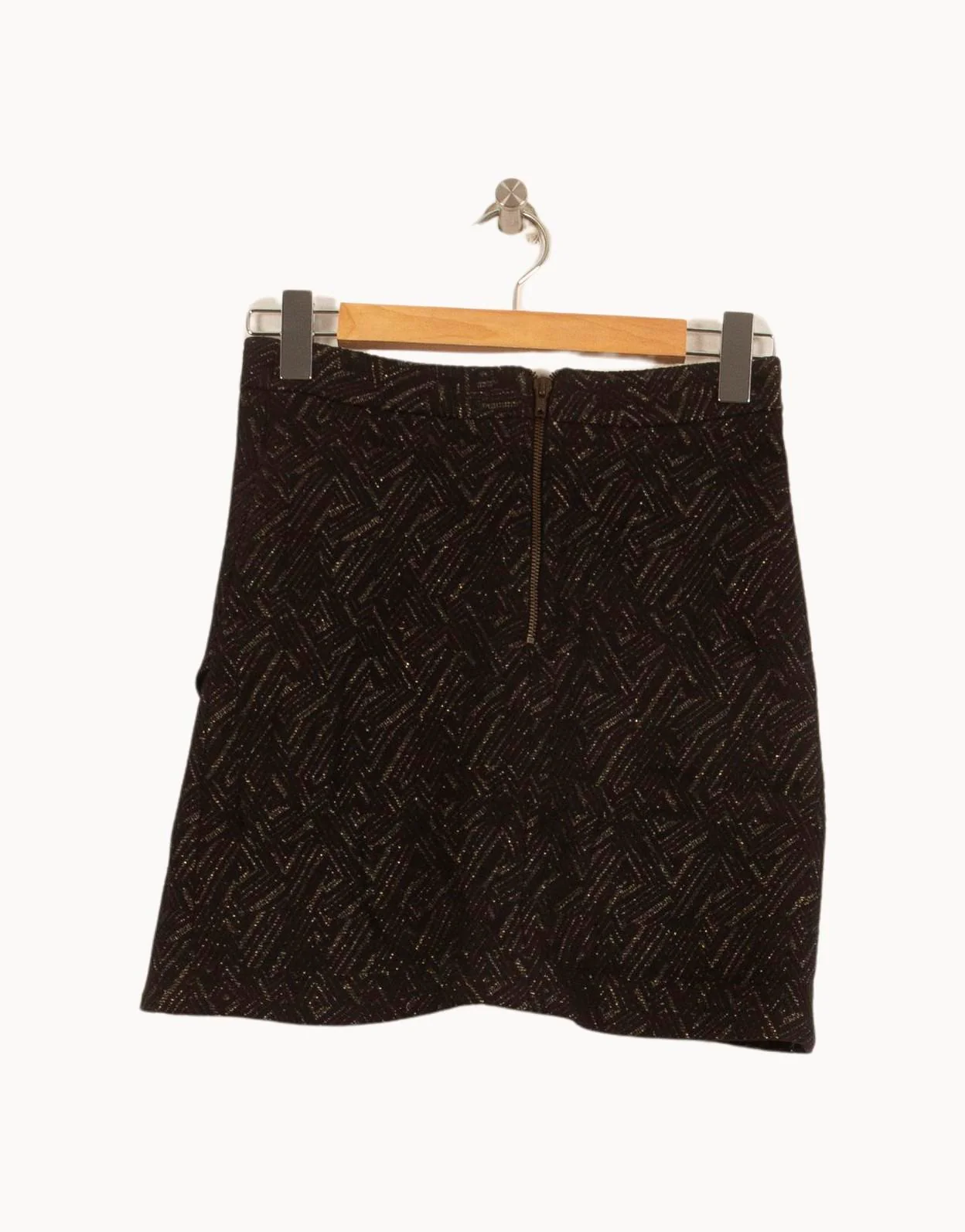 Jupe Portefeuille Noire - Taille S/36 - Image 4