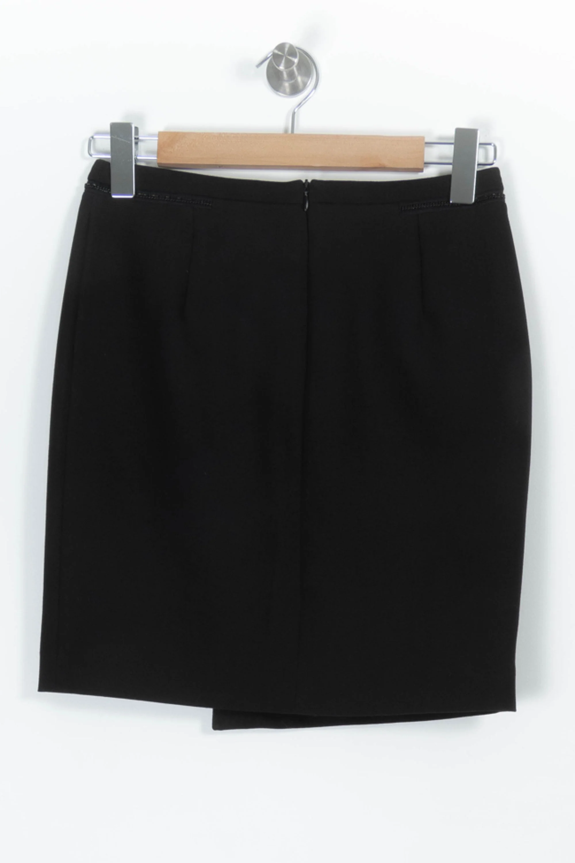 Jupe Portefeuille Noire - Taille XS/34 - Image 4