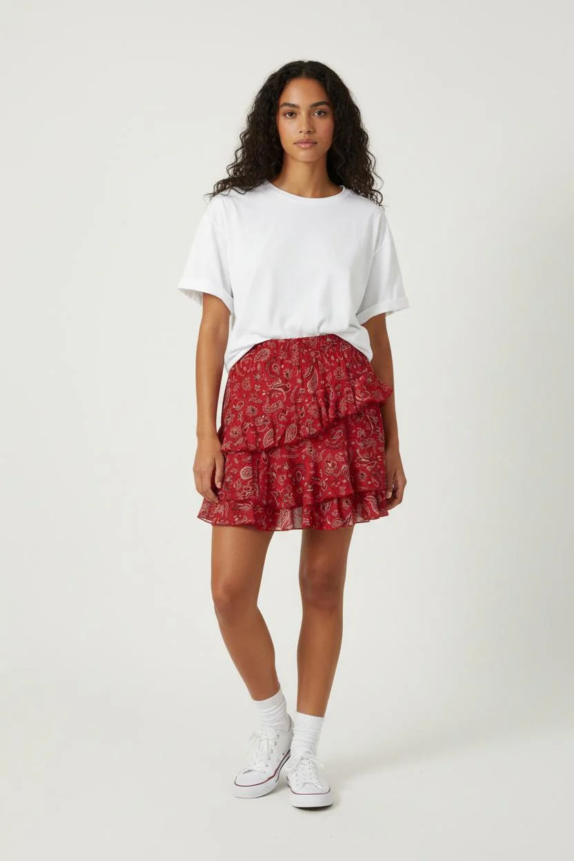 Jupe rouge - Taille M/38