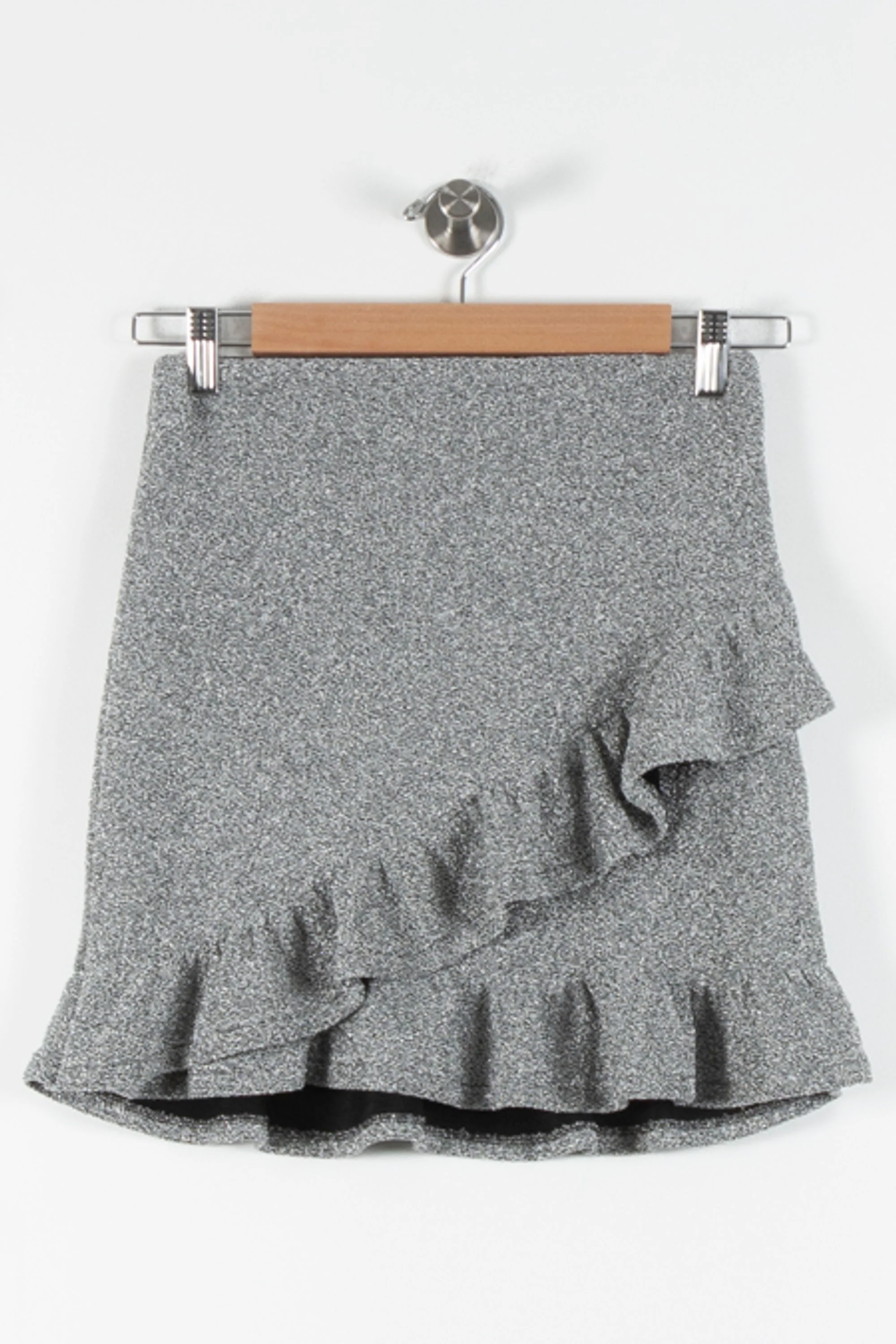 Jupe Volantée Grise - Taille S/36 - Image 2