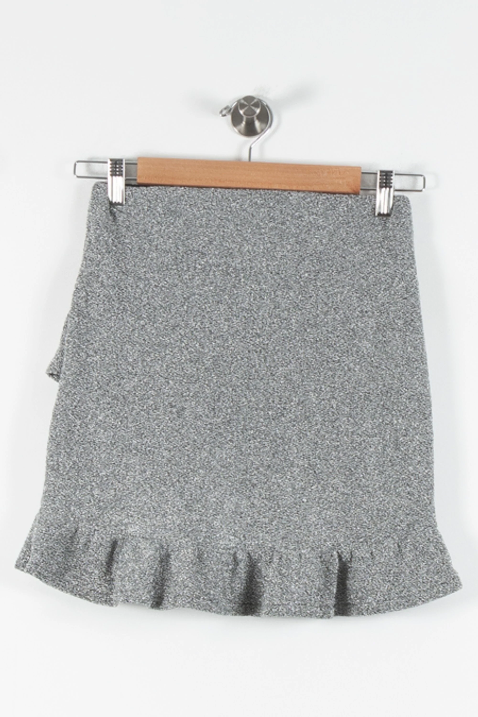 Jupe Volantée Grise - Taille S/36 - Image 4