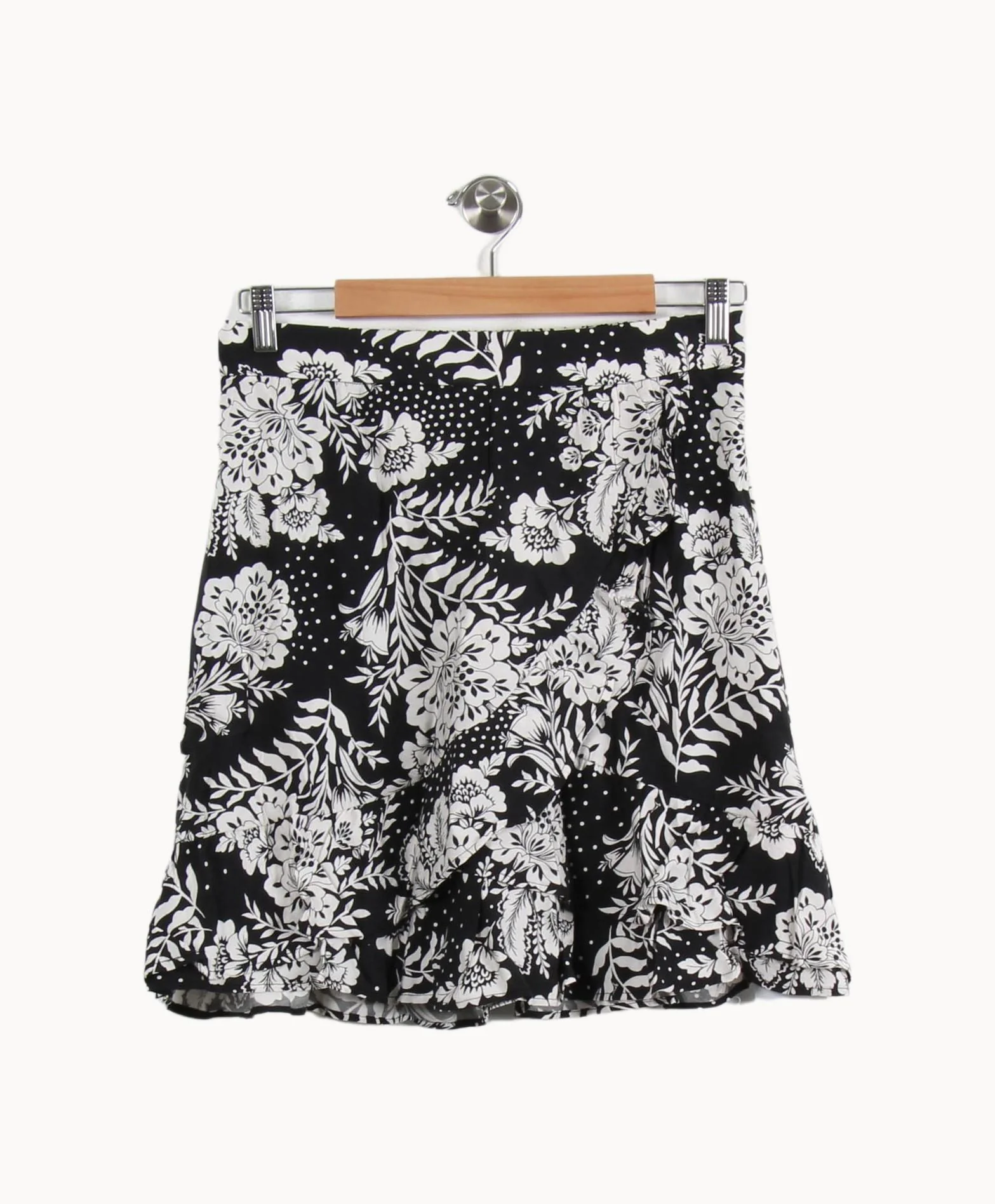 Jupe Volantée Noire et Blanche - Taille L/40 - Image 2