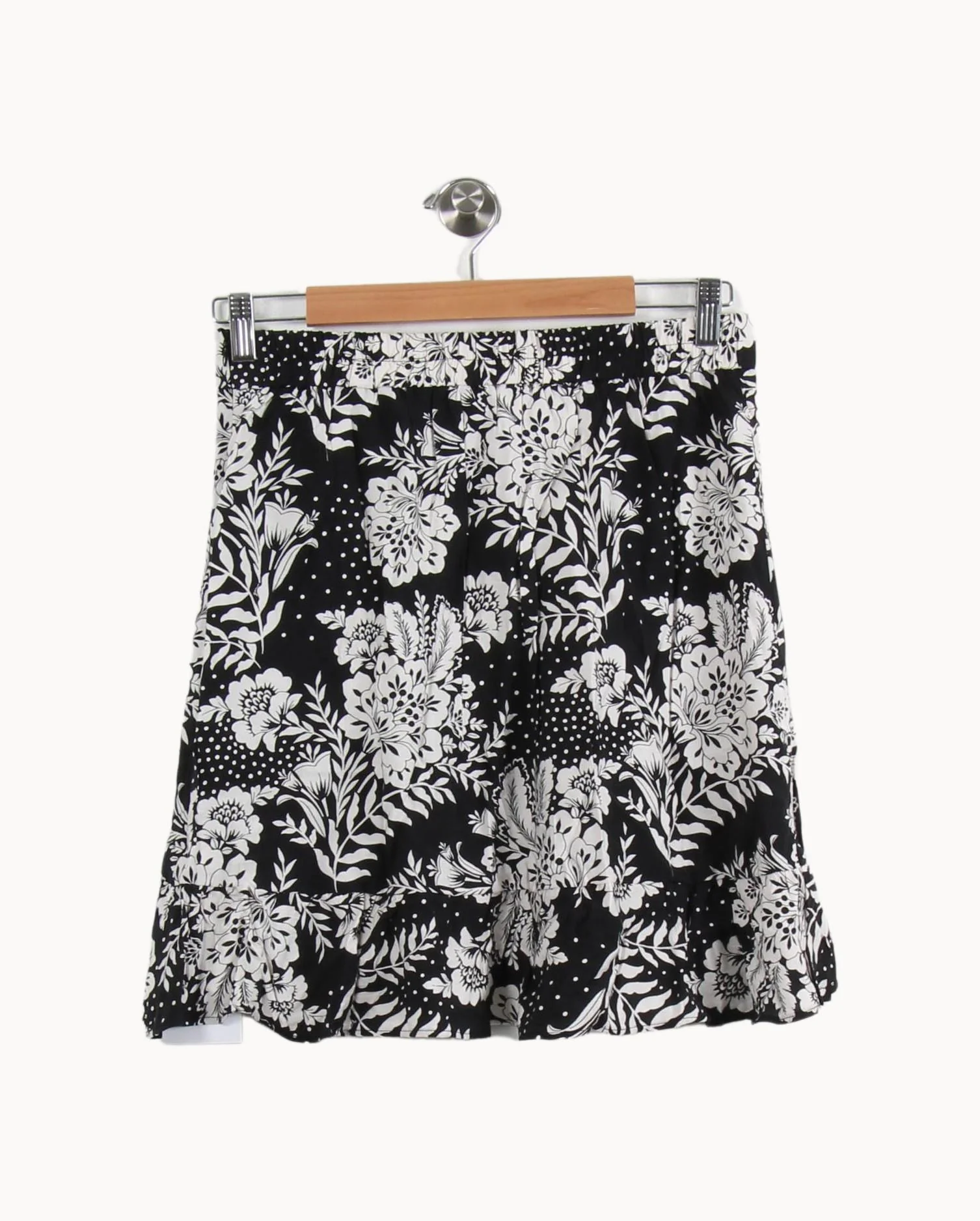 Jupe Volantée Noire et Blanche - Taille L/40 - Image 4