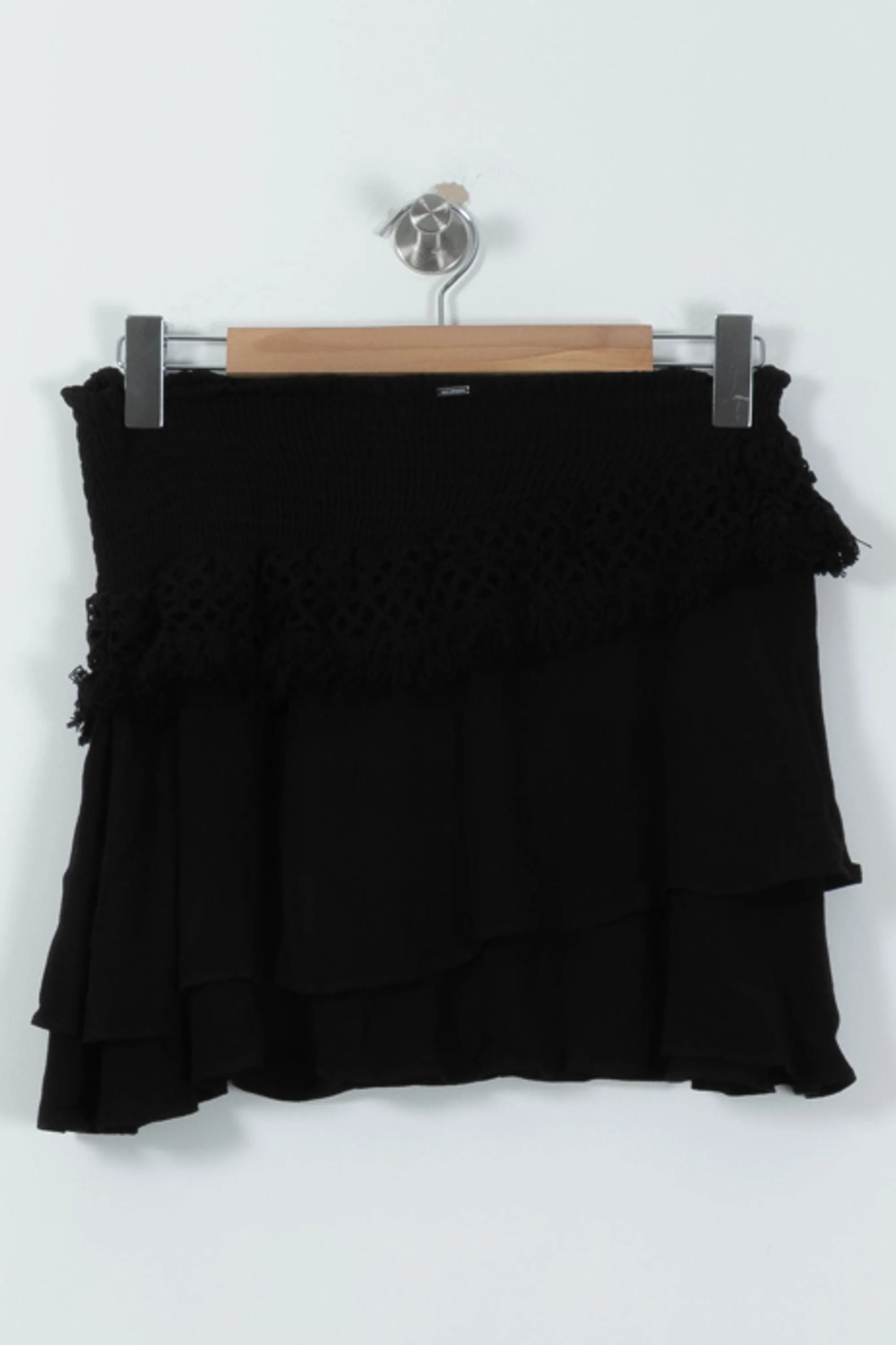 Jupe Volantée Noire - Taille L/40 - Image 4