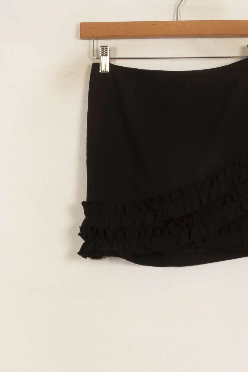 Jupe Volantée Noire - Taille XS/34 - Image 3