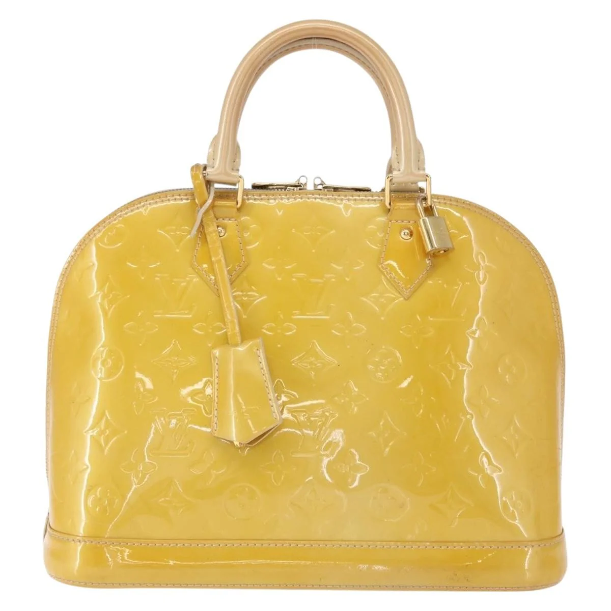 Louis Vuitton Alma Handbag Patent Leather