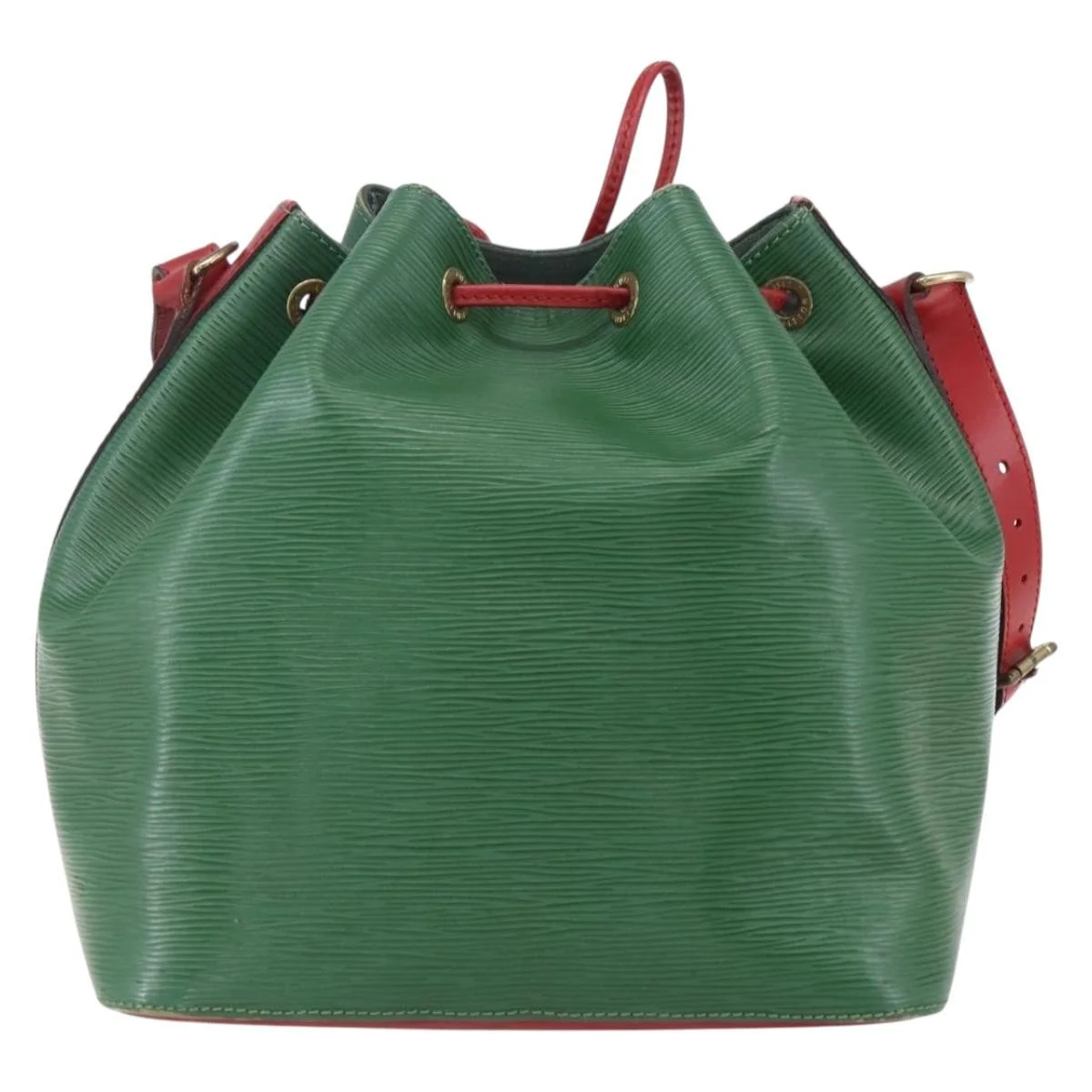 Louis Vuitton Bicolor Petit Noe Handbag Epi Leather - Image 2