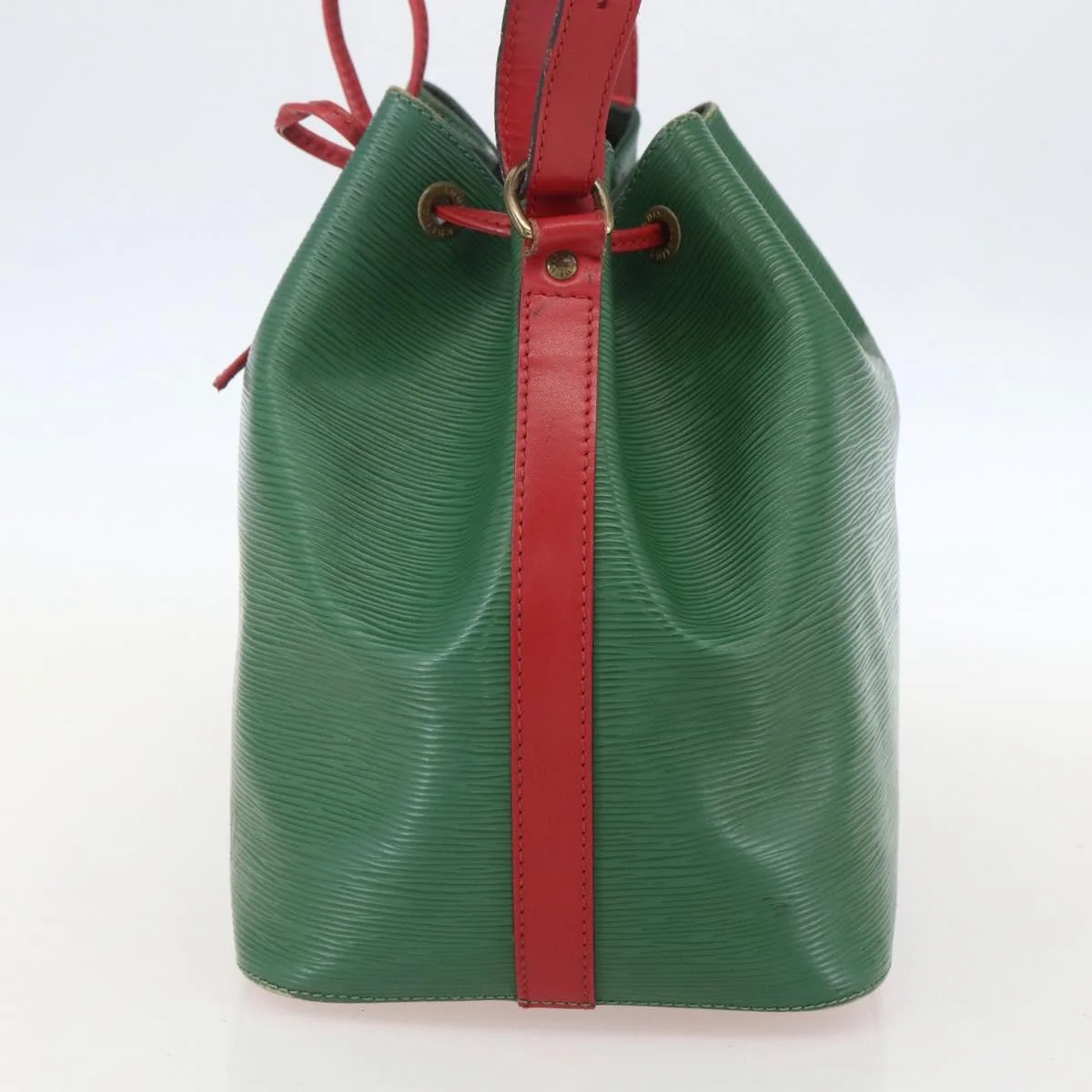 Louis Vuitton Bicolor Petit Noe Handbag Epi Leather - Image 4