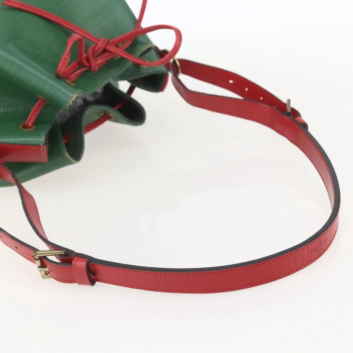 Louis Vuitton Bicolor Petit Noe Handbag Epi Leather - Image 7