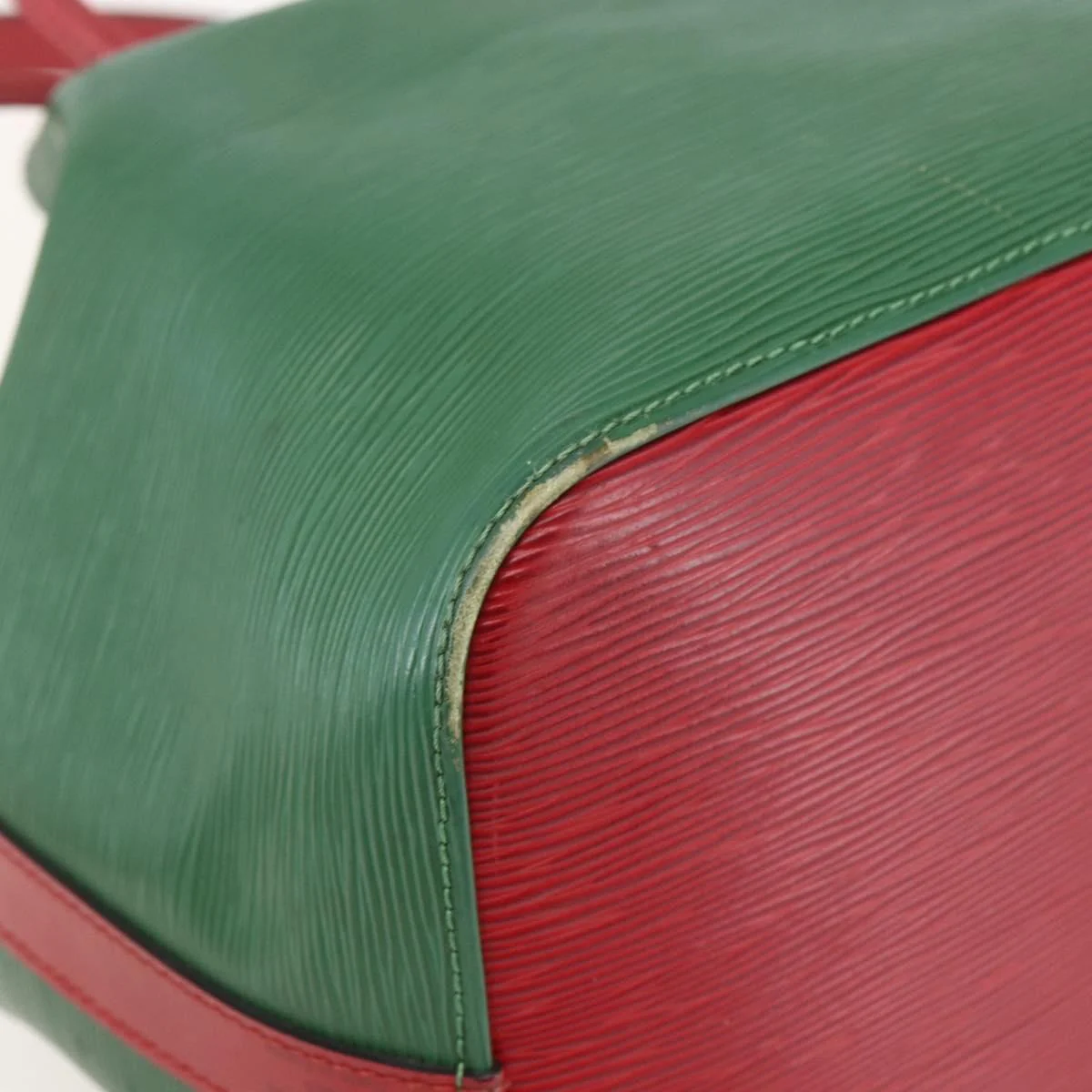 Louis Vuitton Bicolor Petit Noe Handbag Epi Leather - Image 9