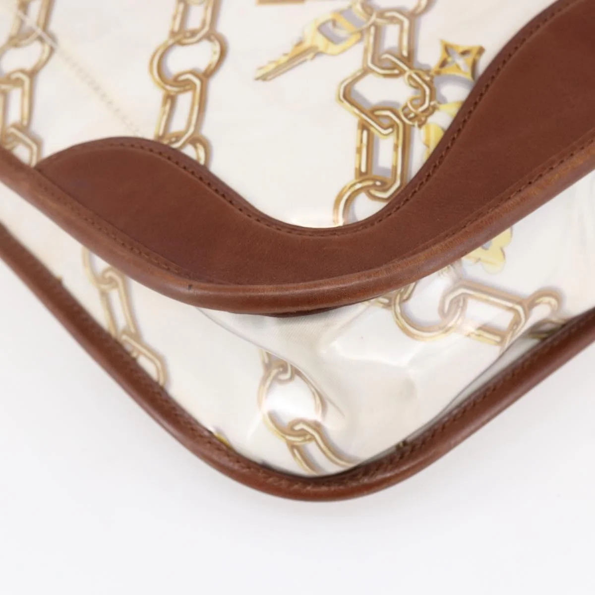 Louis Vuitton Charms Musette Handbag PVC Over Printed Silk - Image 12