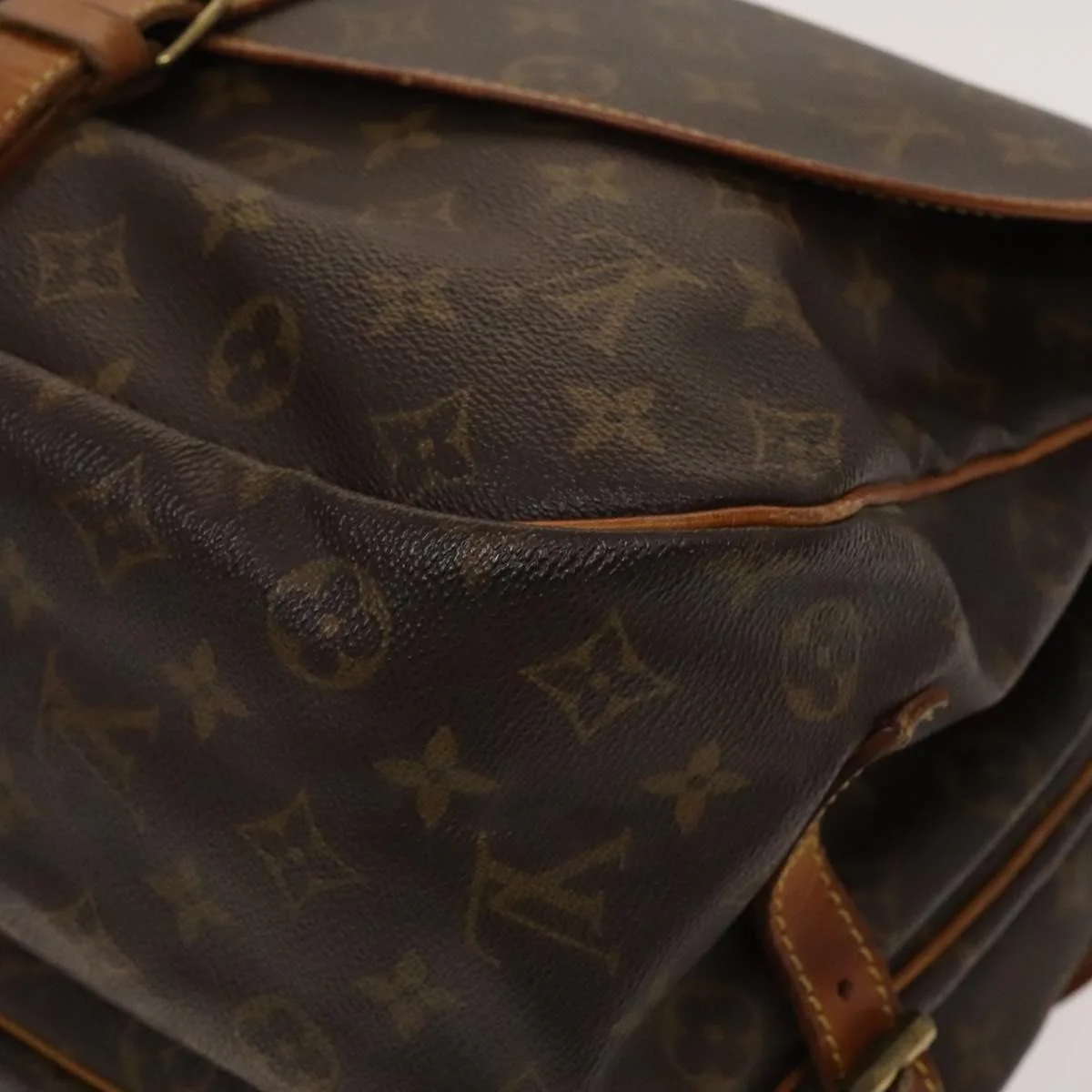 Louis Vuitton Saumur Handbag Monogram Canvas - Image 10